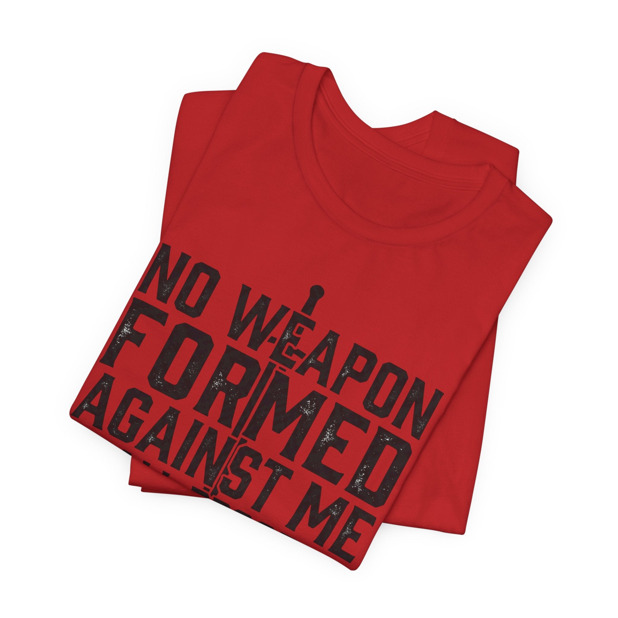 Inspirational Quote Tee - Isaiah 54:17 Unisex Jersey Short Sleeve Shirt