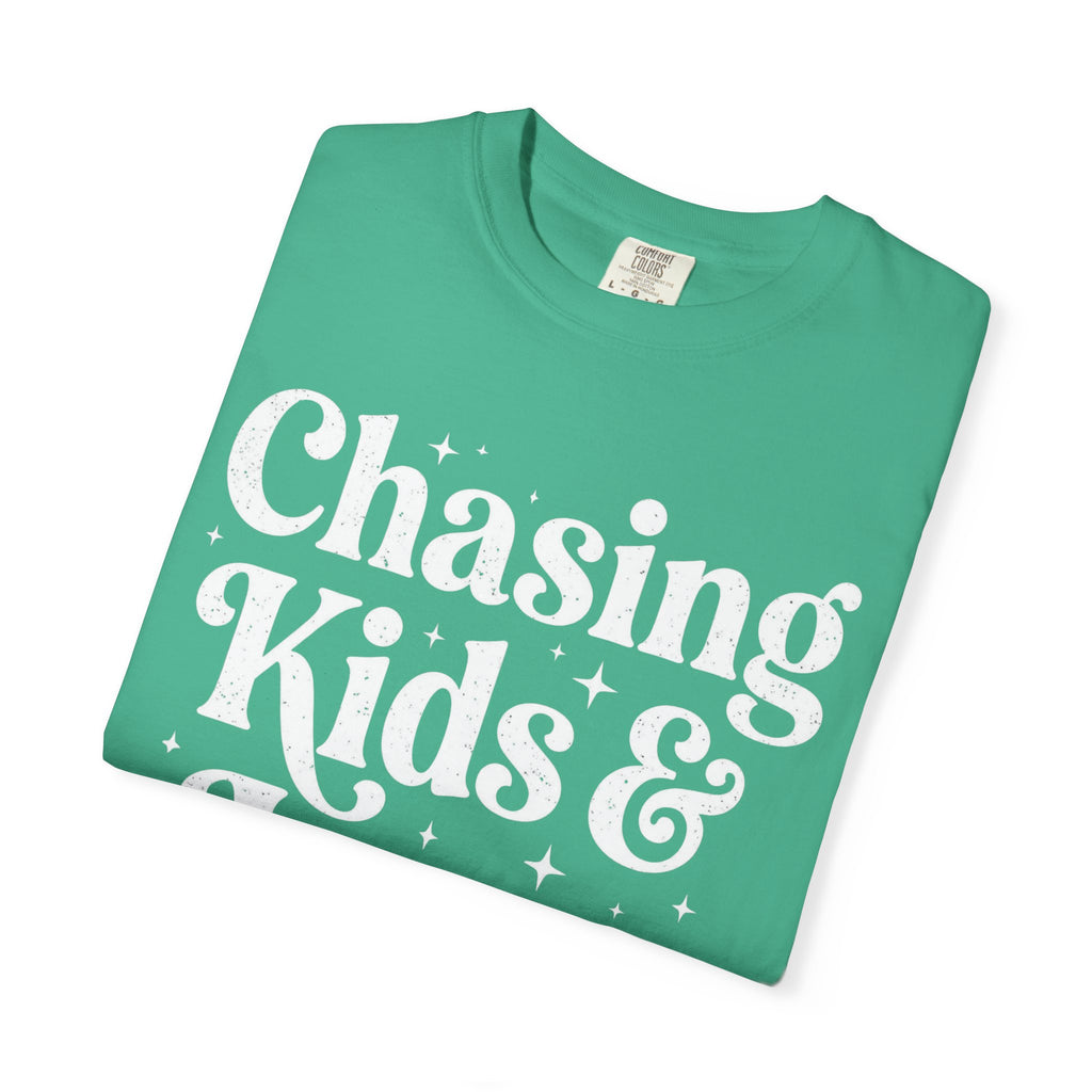 Chasing Kids & Jesus Tee — Christian Mom Graphic T-Shirt