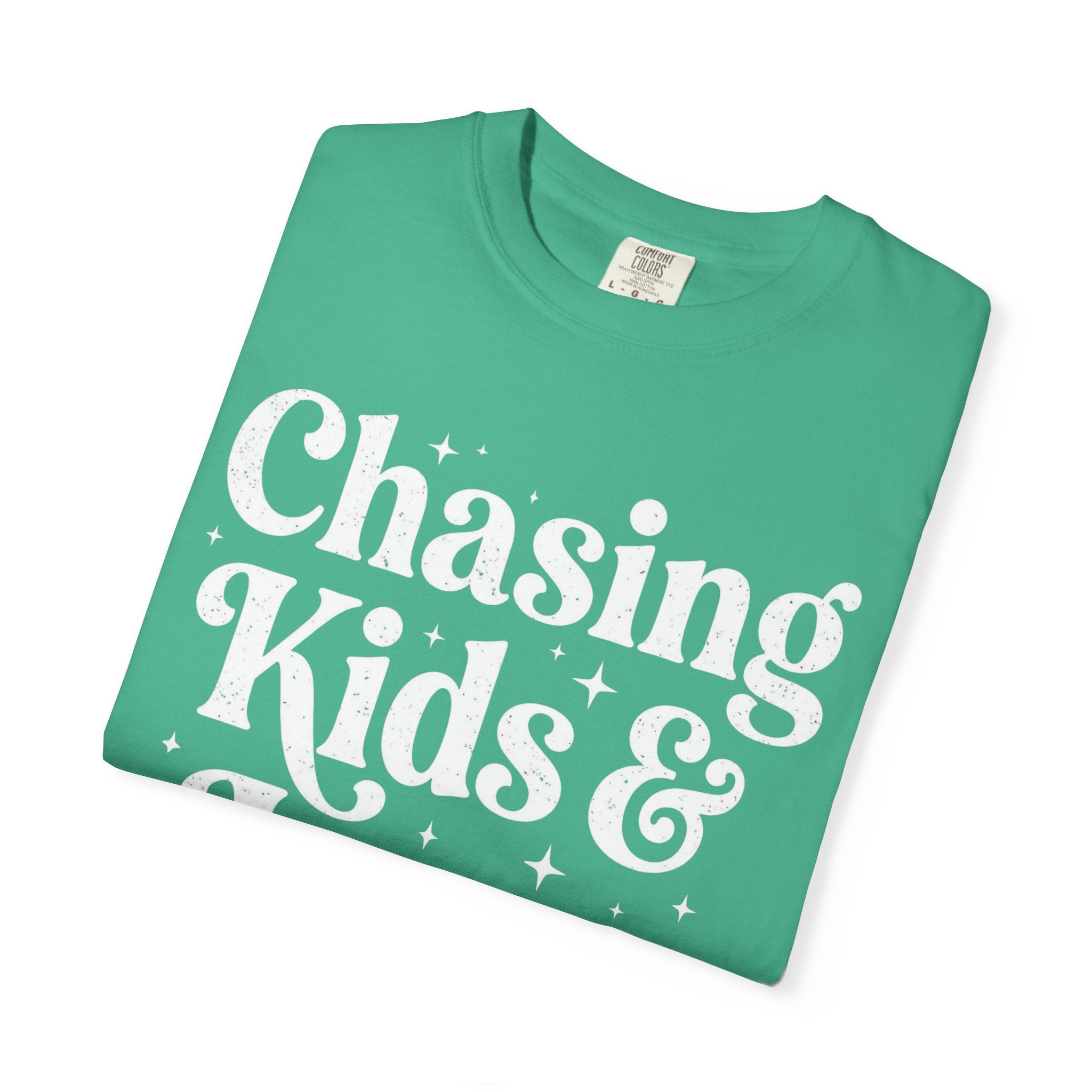 Chasing Kids & Jesus Tee — Christian Mom Graphic T-Shirt