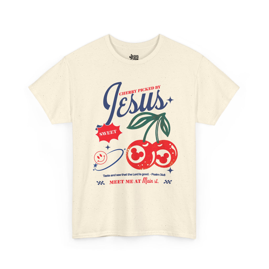 Jesus Sweet Cherry T-Shirt — Retro Faith Graphic Tee