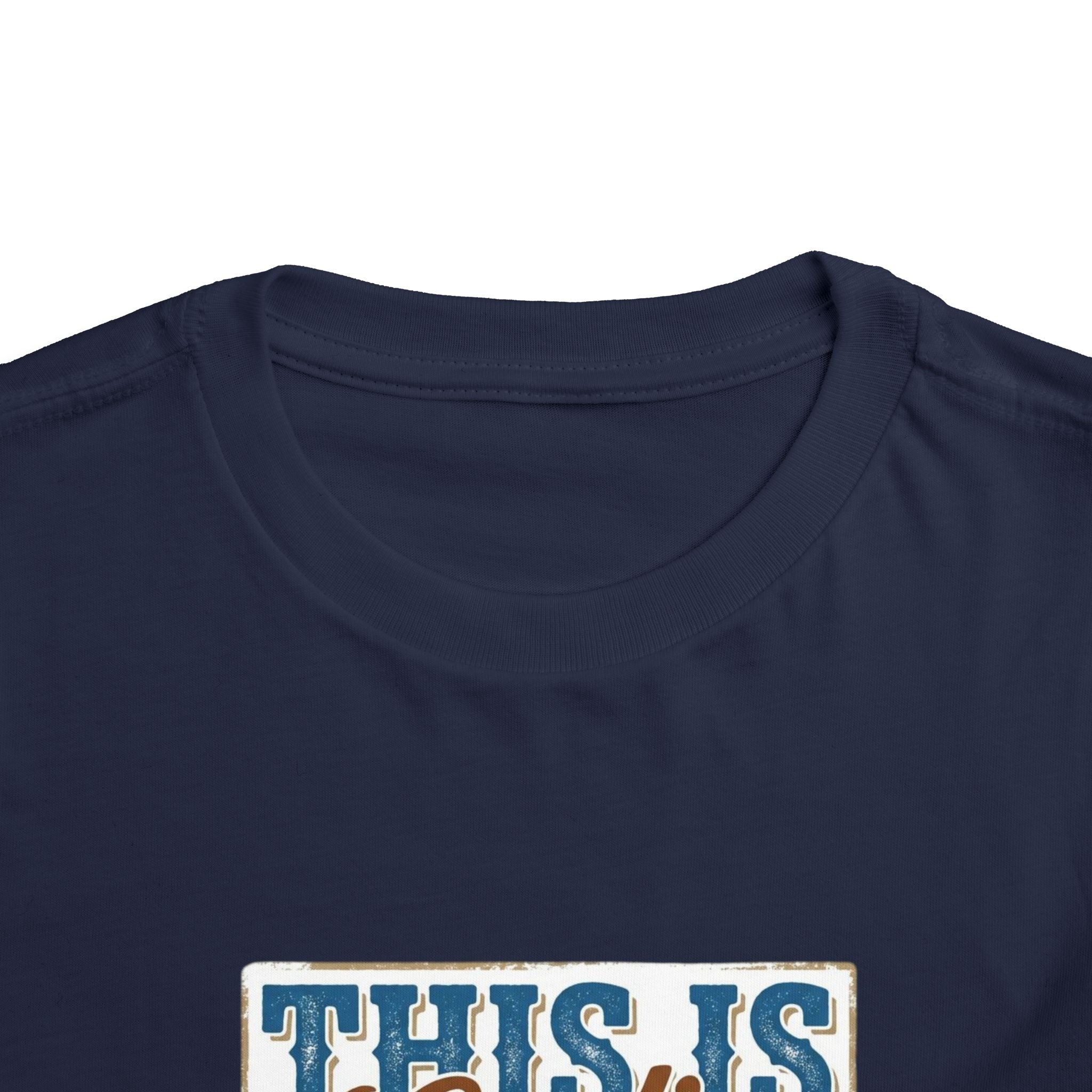 Toddler Tee - "This Is God’s Country" Psalm 50:11 Christian Kids Shirt