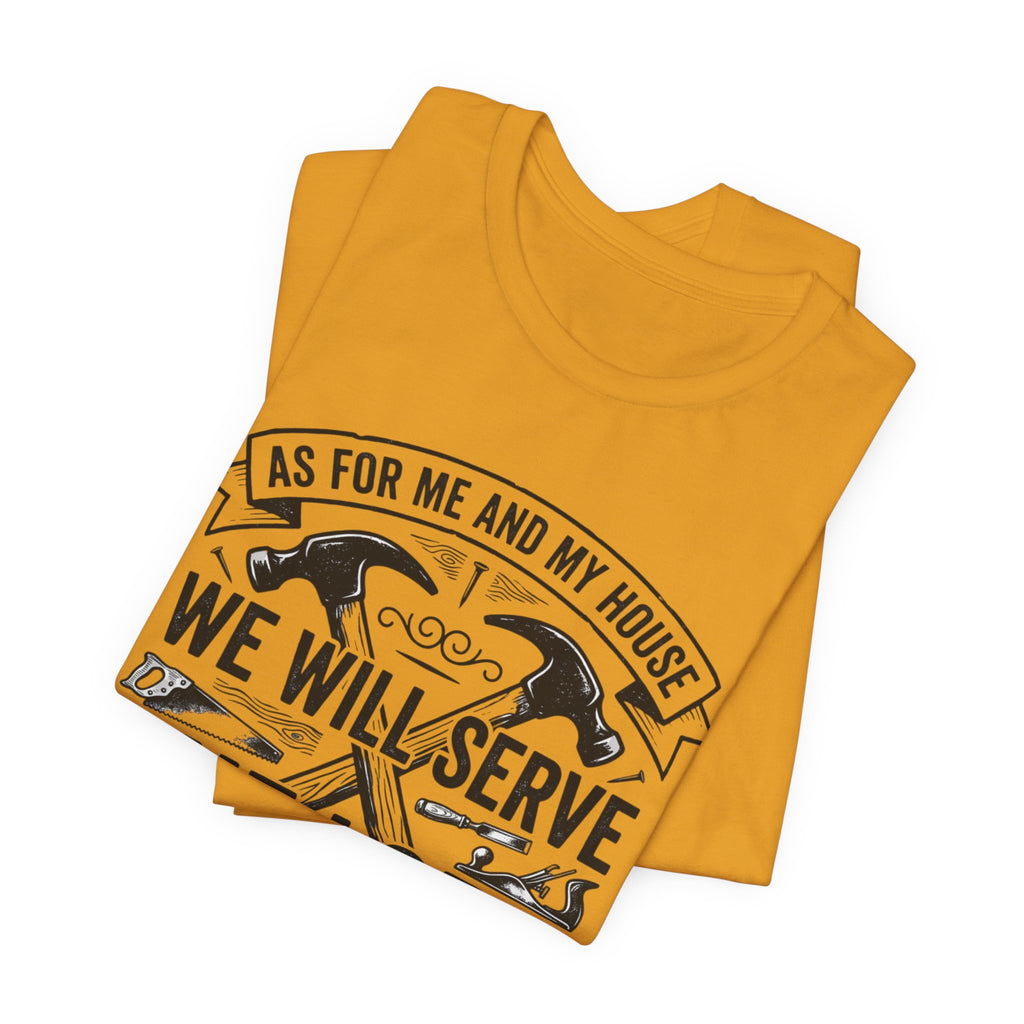 We Will Serve The Lord Tee — Joshua 24:15 Christian Faith T-Shirt