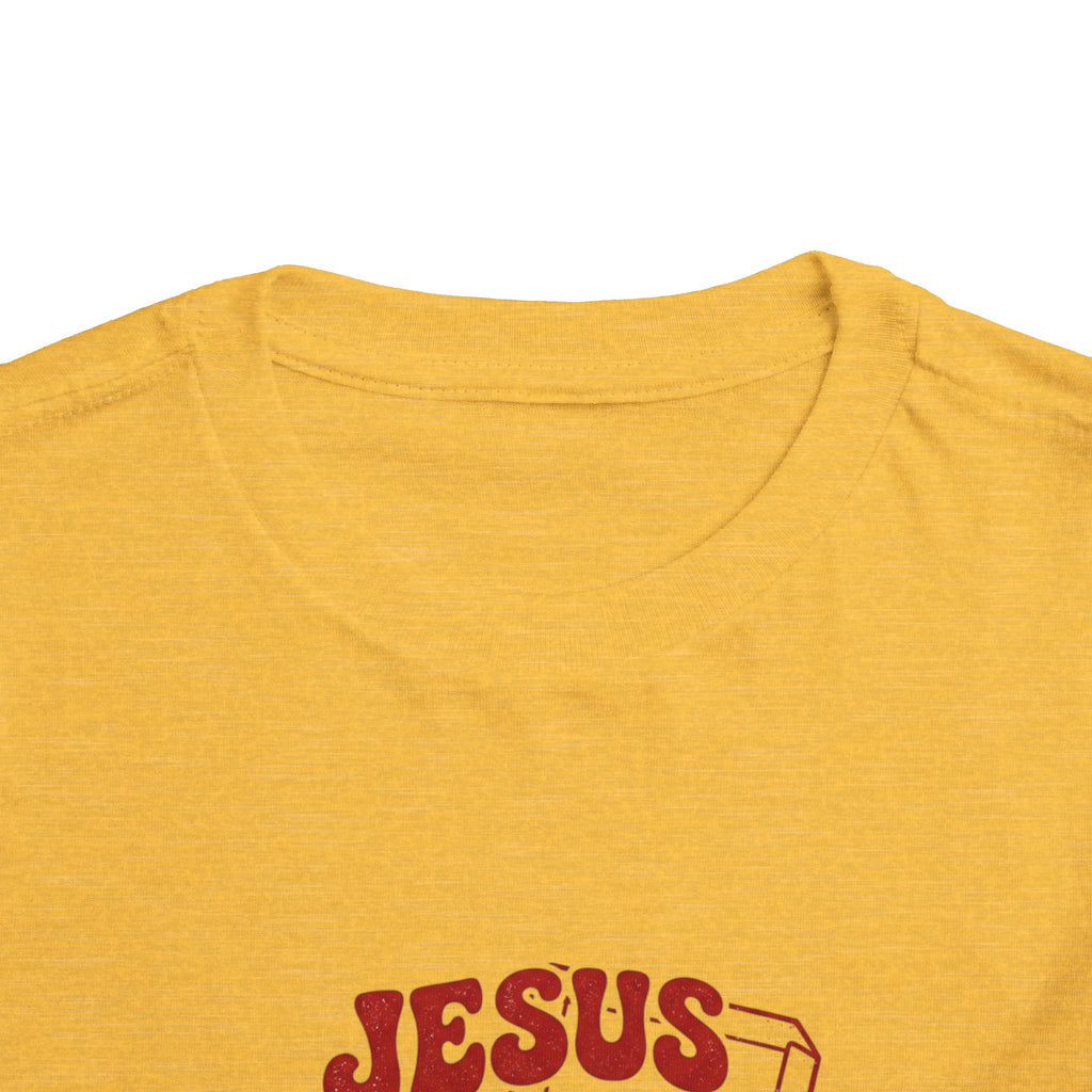 Jesus Delivers Toddler Tee — Daily Bread Co. Christian Kids T‑Shirt
