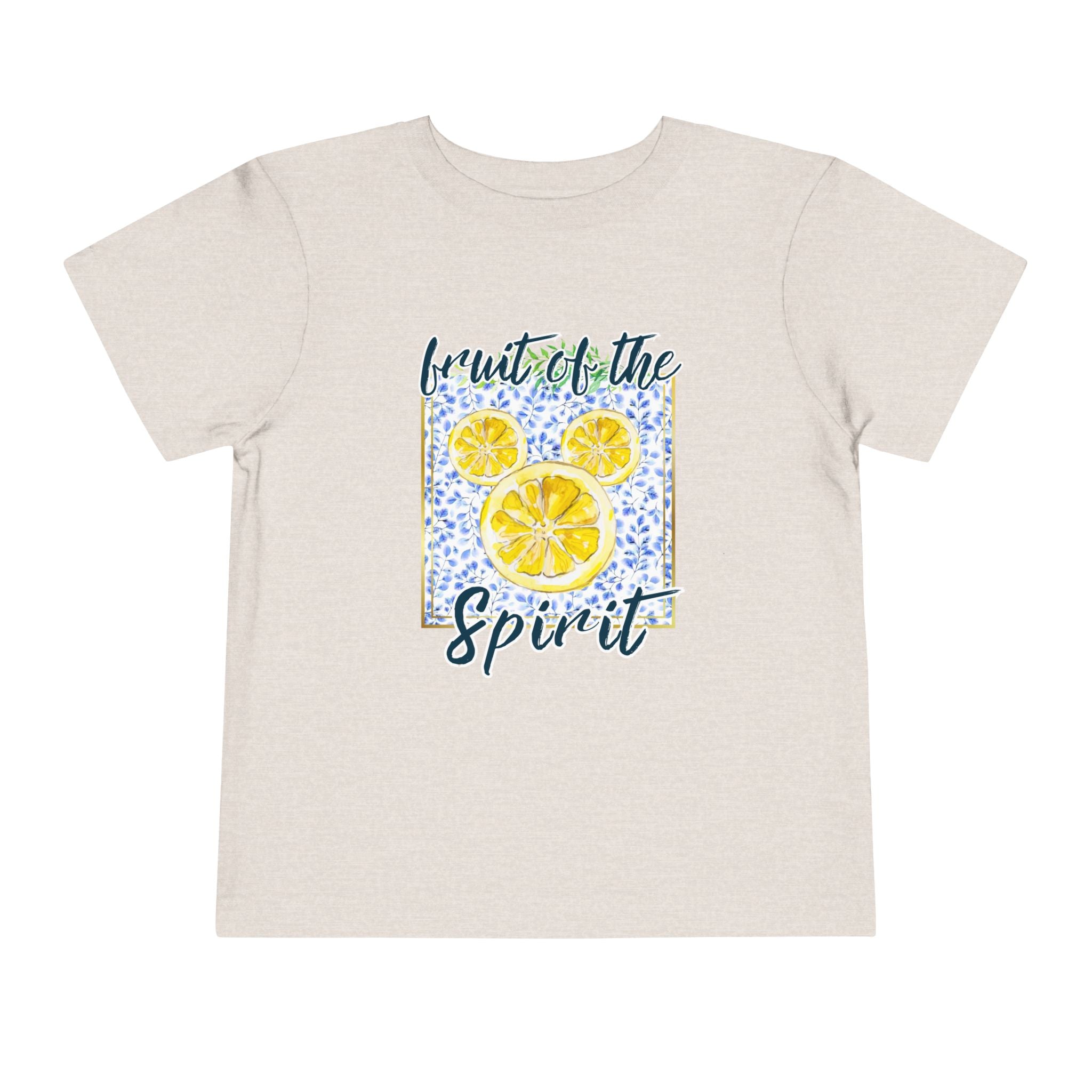 Fruit of the Spirit Lemon Toddler Tee — Cute Christian Kids Shirt