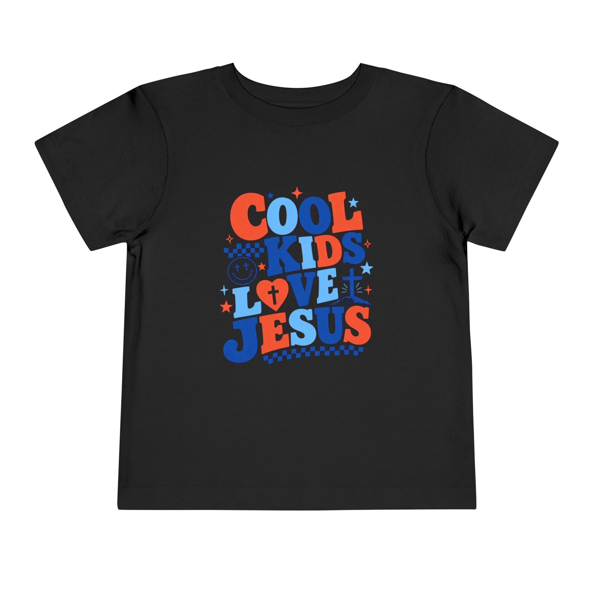 Cool Kids Love Jesus Toddler Tee — Cute Christian Graphic Shirt