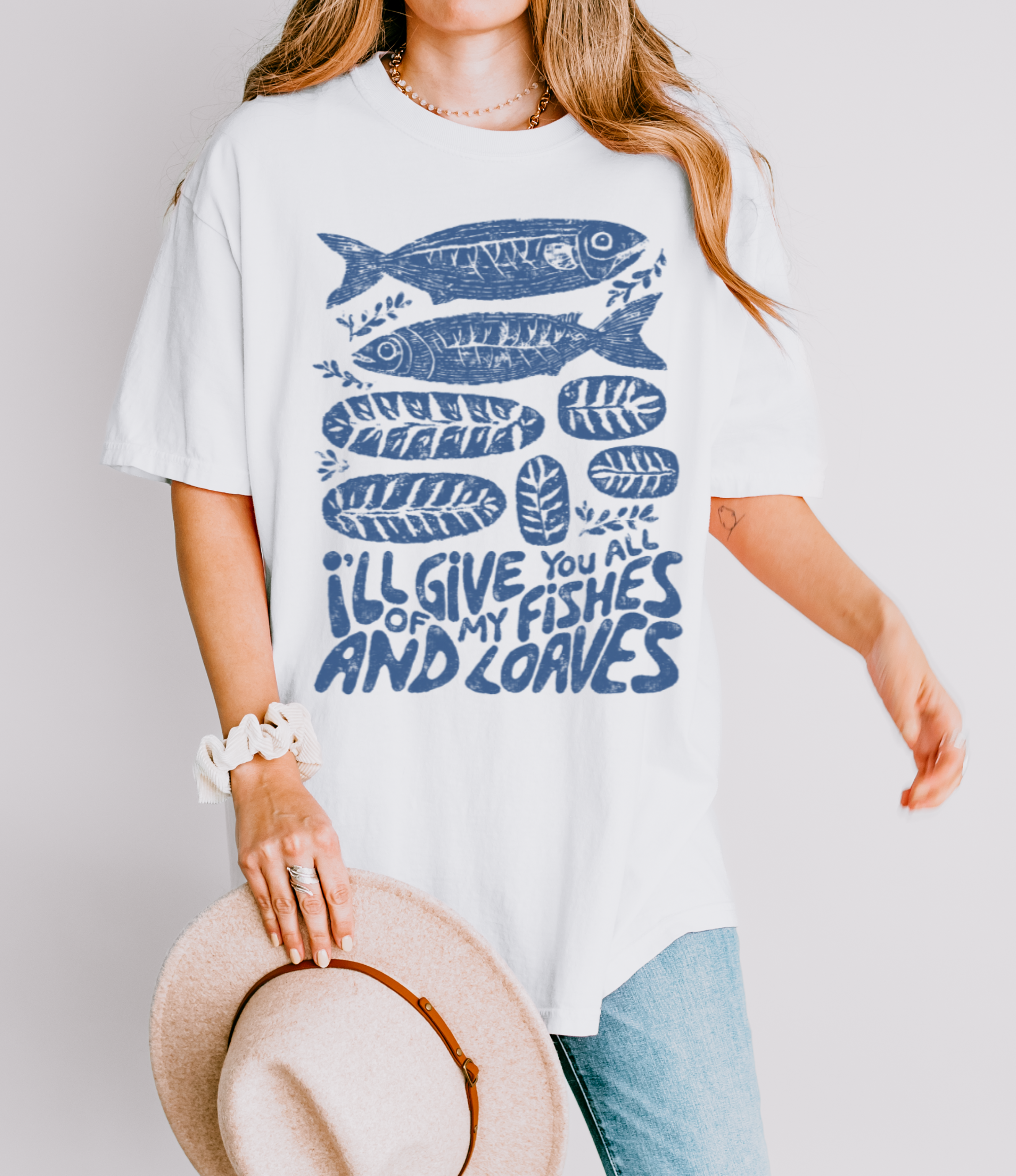 I'll Give You All My Fishes and Loves Tee — Nautical Coastal Graphic T-Shirt