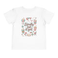 Toddler Tee — "Literally Just A Girl" Cute Pastel Graphic Shirt