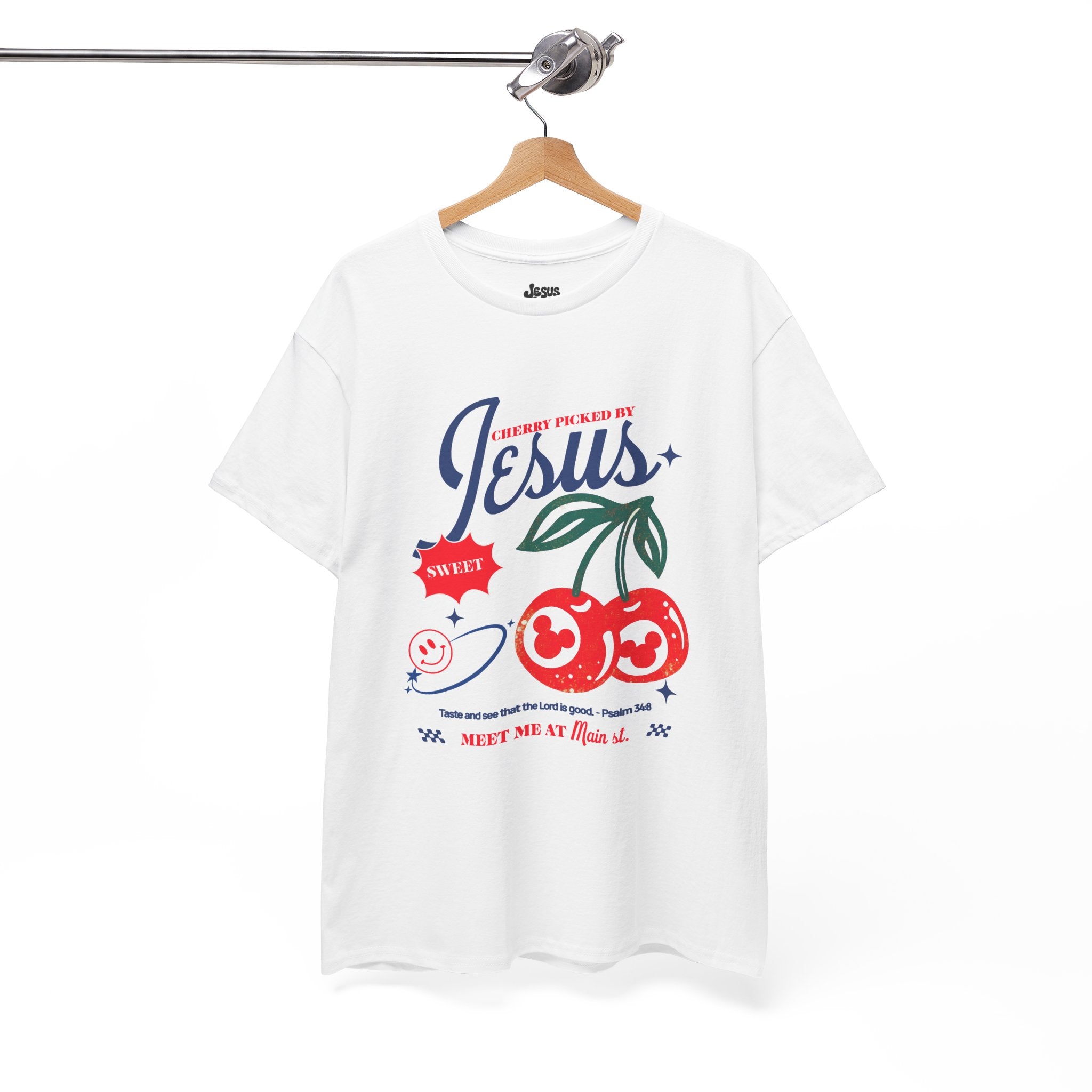 Jesus Sweet Cherry T-Shirt — Retro Faith Graphic Tee