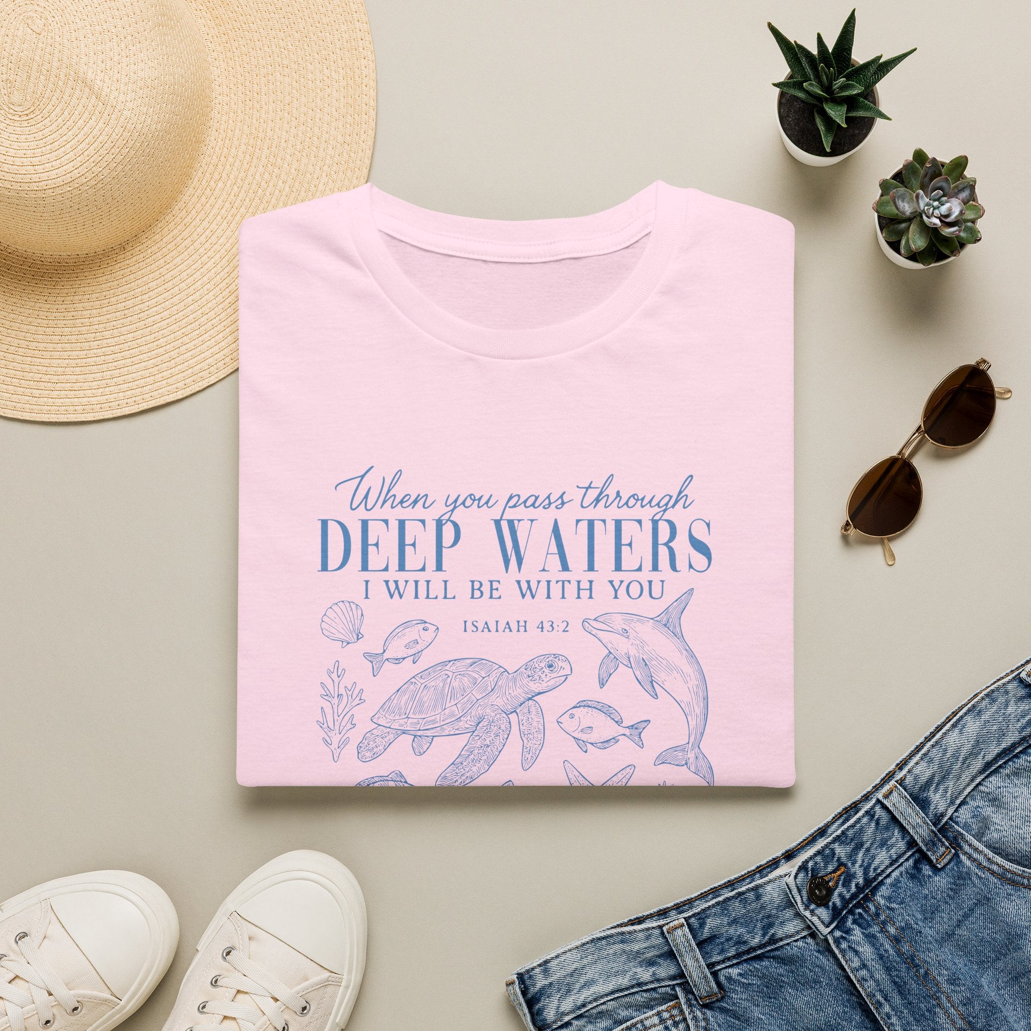 (Gildan 6400) Deep Waters
