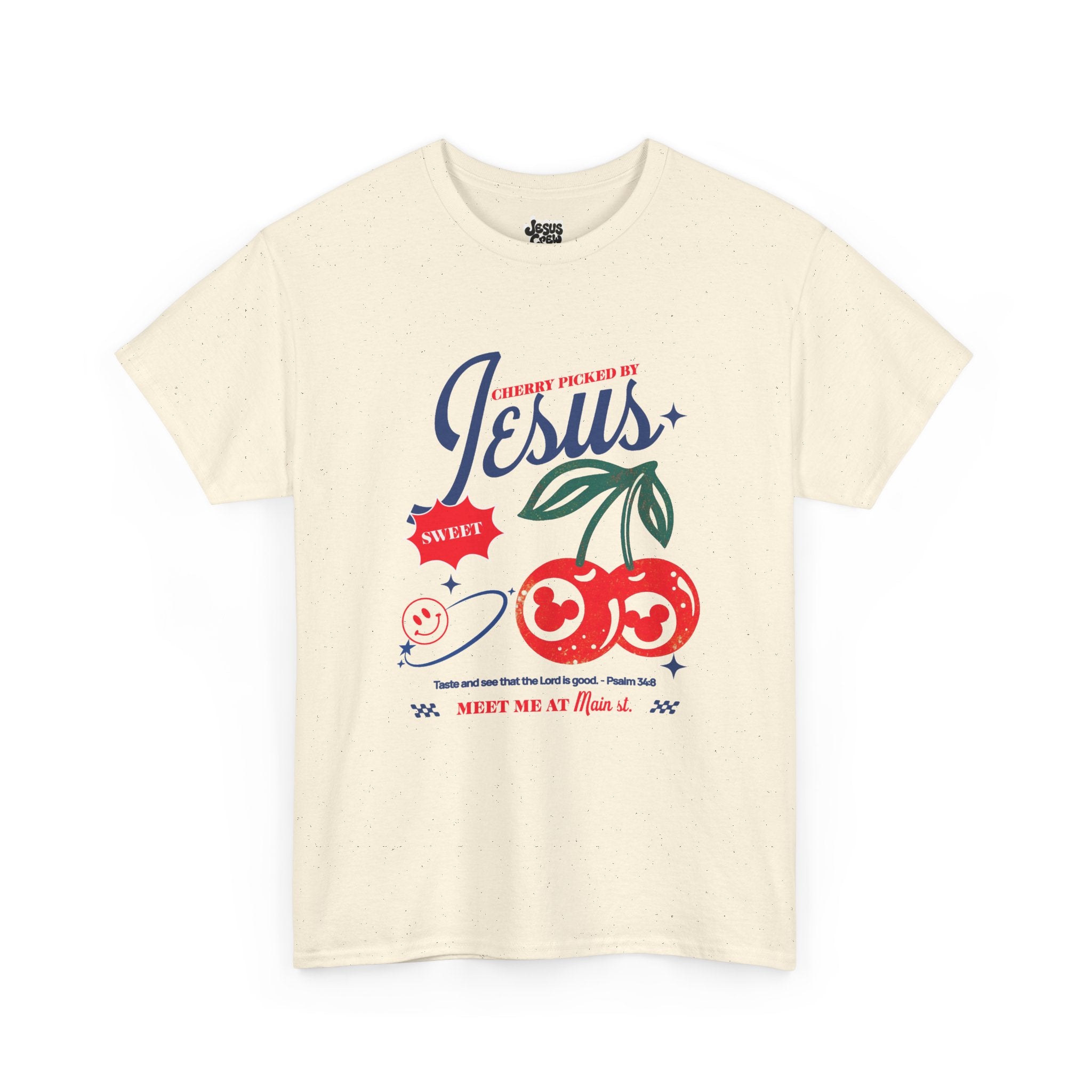 Jesus Sweet Cherry T-Shirt — Retro Faith Graphic Tee