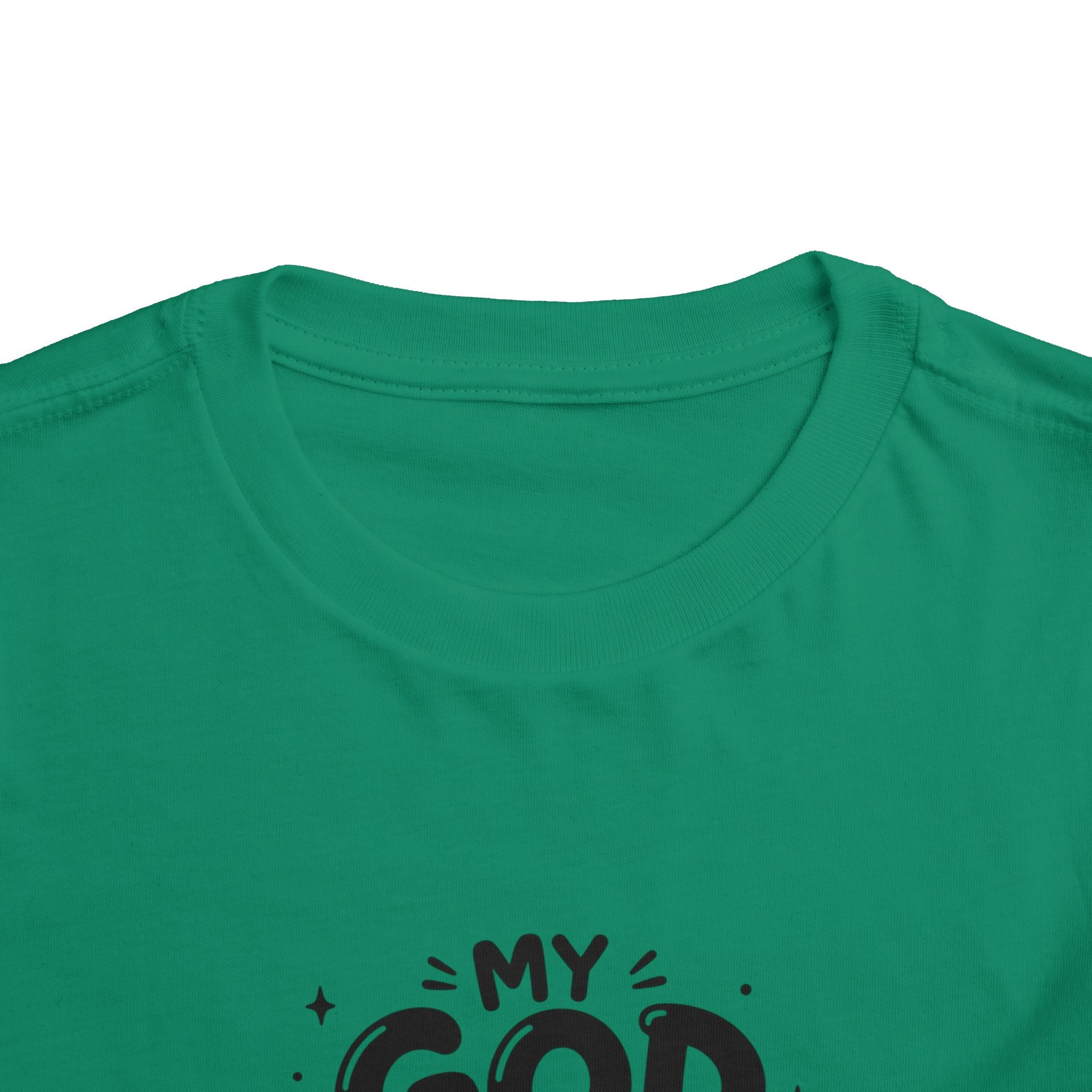 Toddler Tee — "My God Is So Big" Religious Kids Shirt (Psalm 147:5)