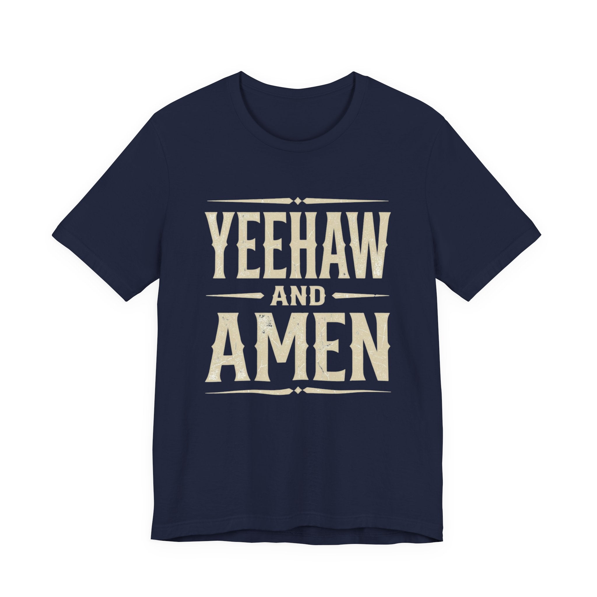 Yeehaw and Amen Tee — Country Faith Graphic T-Shirt