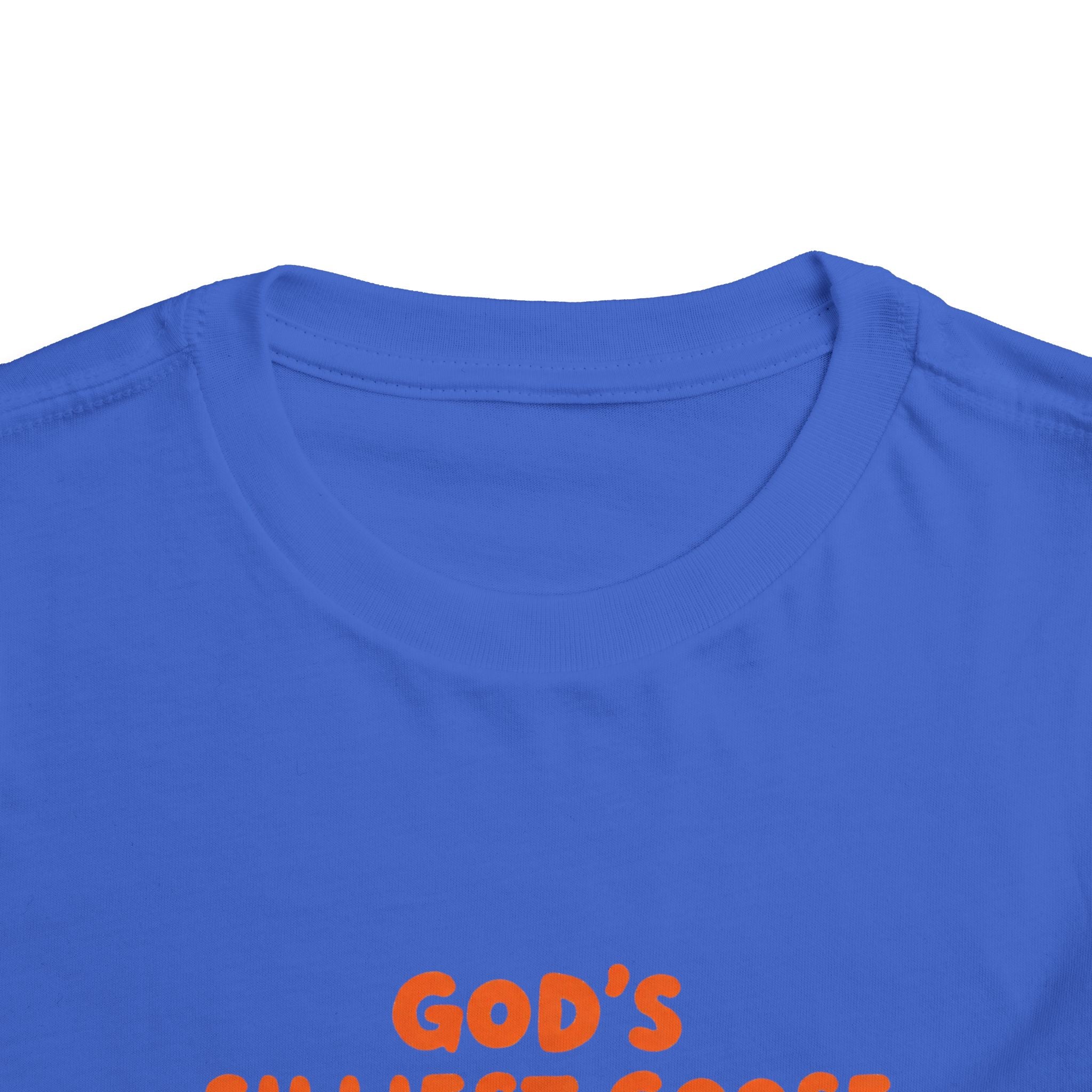 Toddler Tee — "God's Silliest Goose" Cute Duck Graphic
