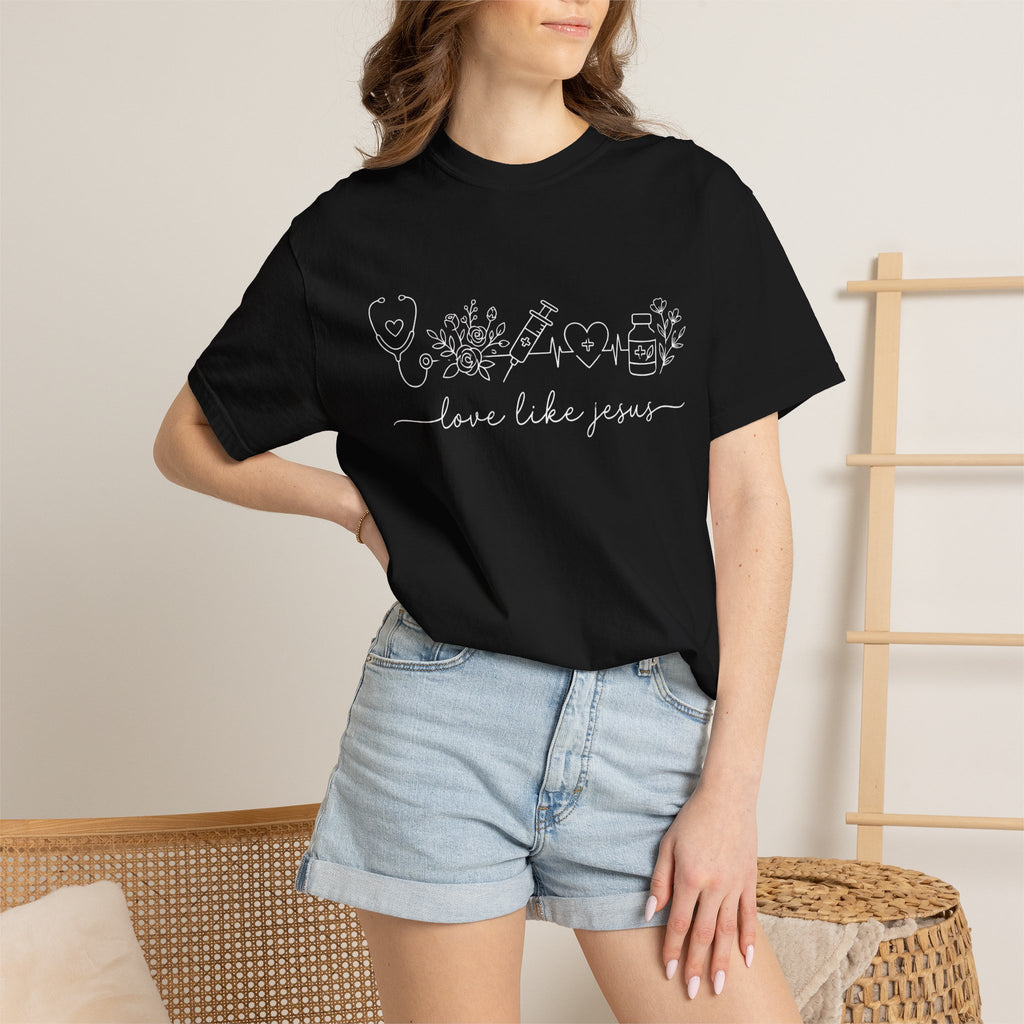 Classic White Tee - Plain Unisex Jersey Short Sleeve T-Shirt