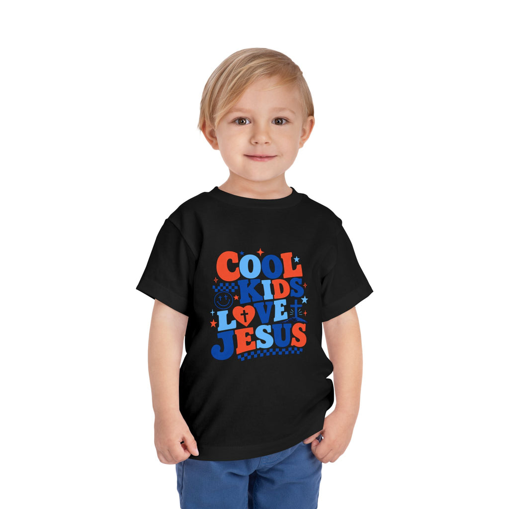 Cool Kids Love Jesus Toddler Tee — Cute Christian Graphic Shirt
