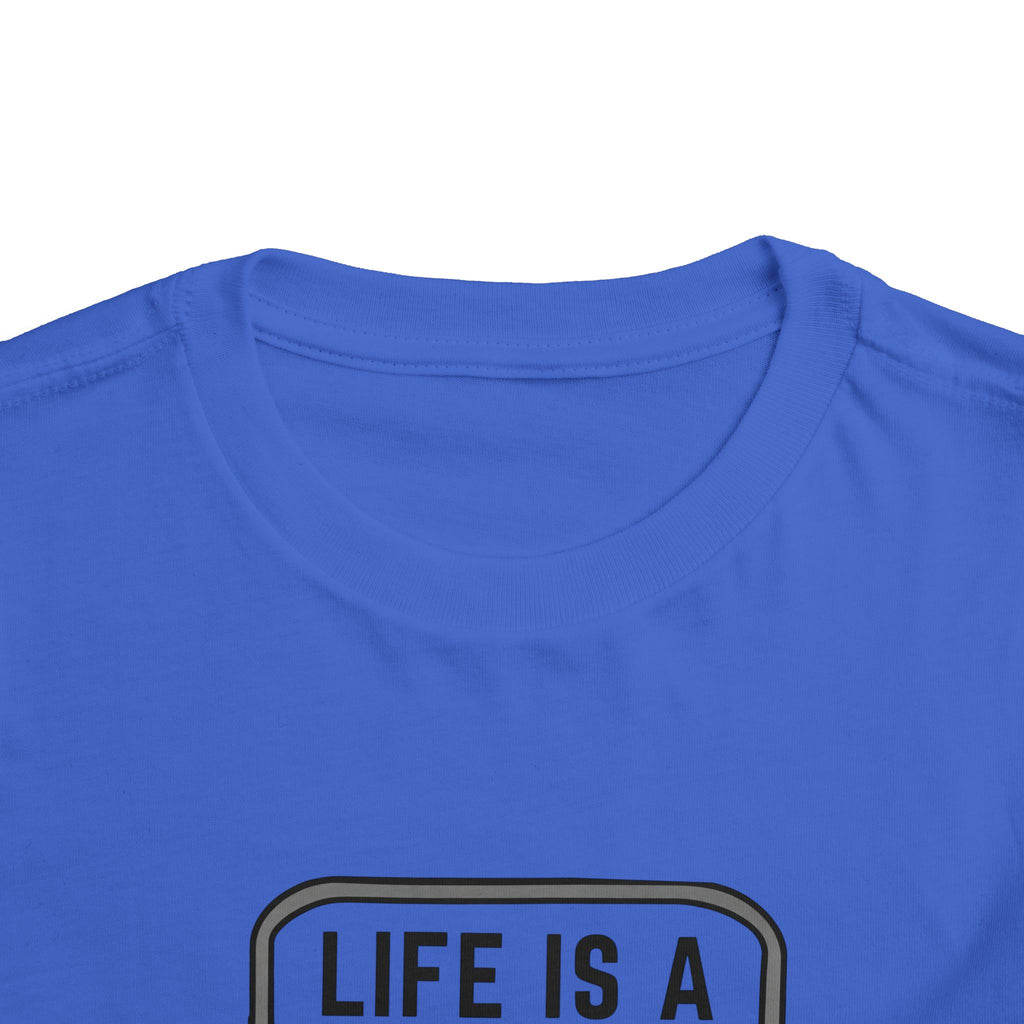 Toddler Tee — "Life Is A Little Cooler With Jesus" Cooler Graphic