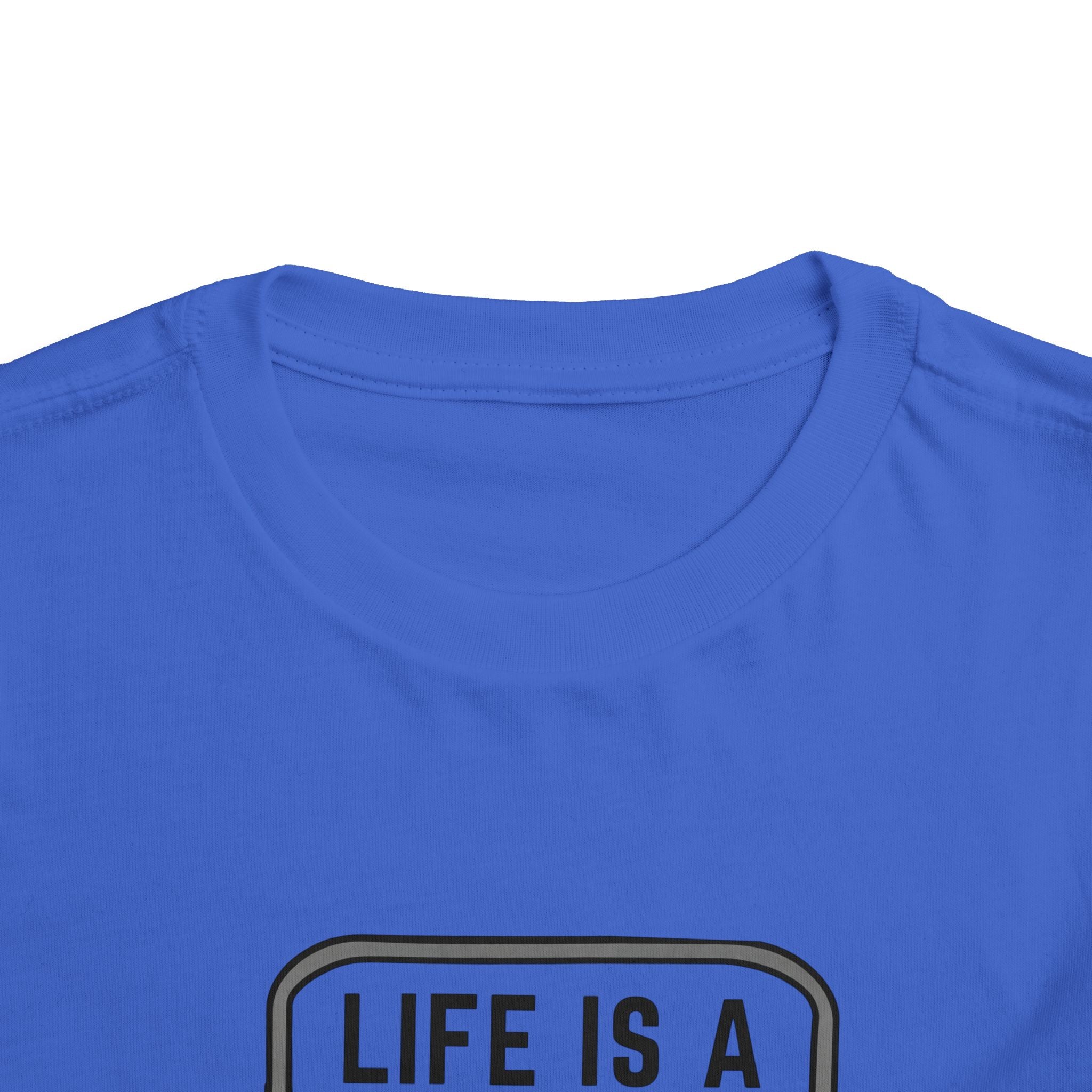 Toddler Tee — "Life Is A Little Cooler With Jesus" Cooler Graphic