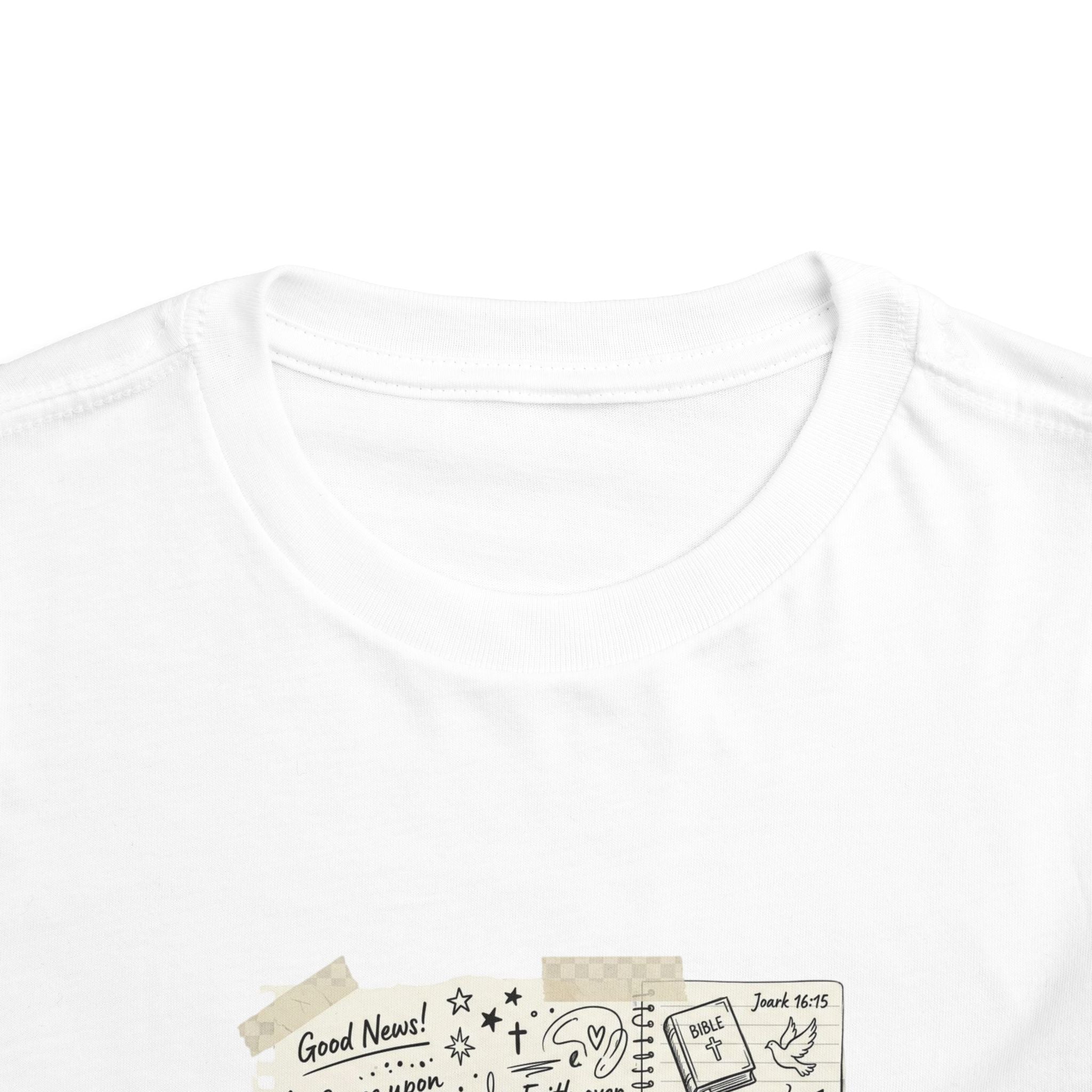 Toddler Tee - Gospel Doodle Faith Graphic