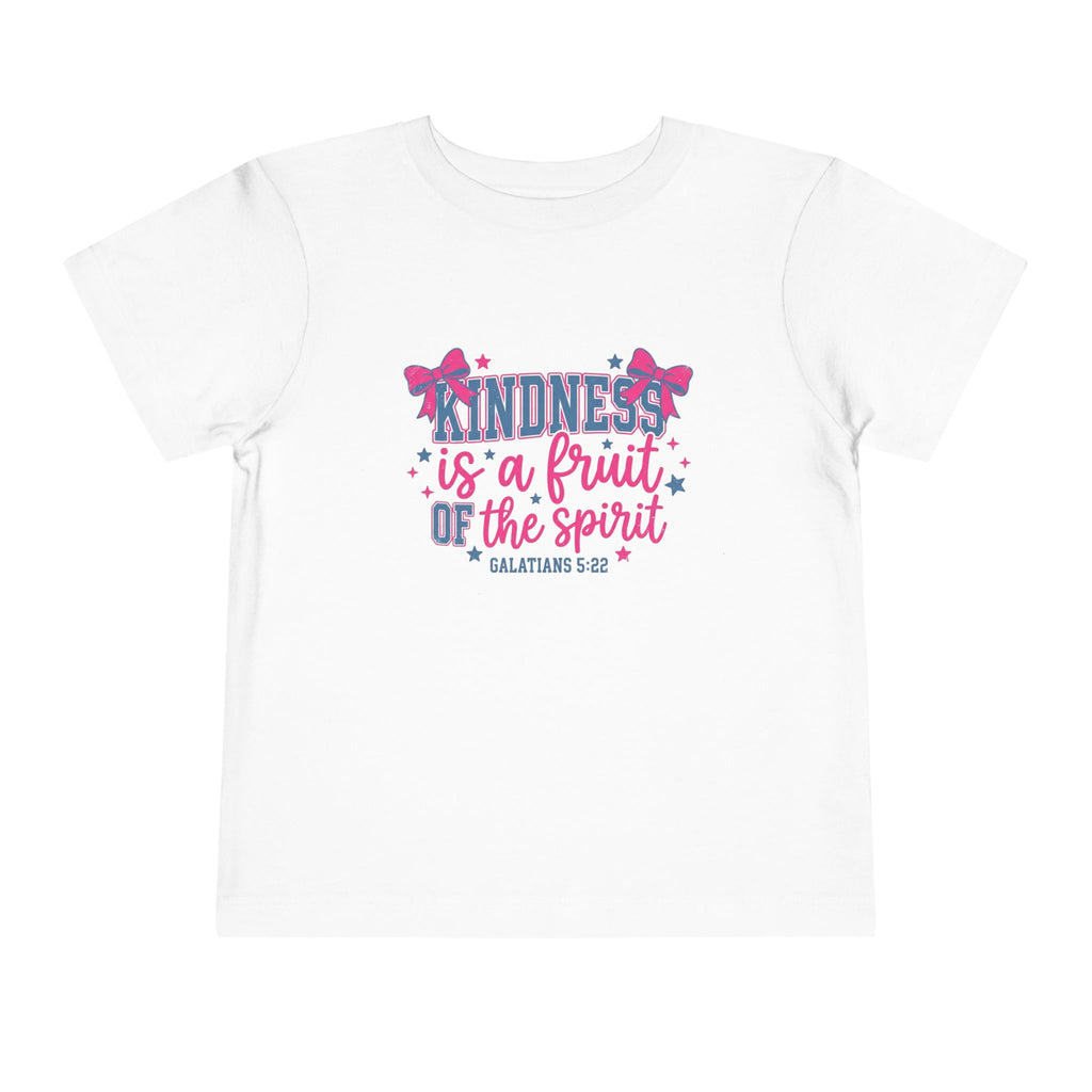 Toddler Tee — “Kindness Is a Fruit of the Spirit” Christian Kids Shirt