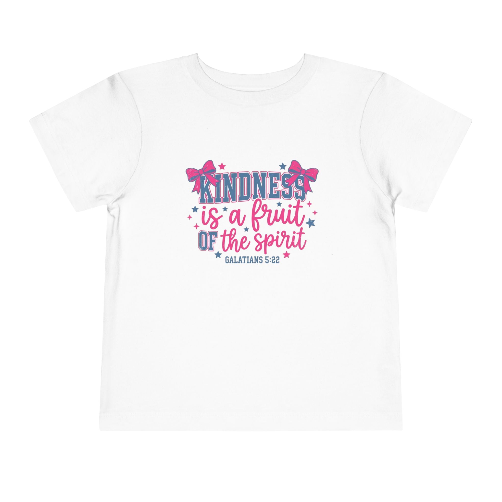 Toddler Tee — “Kindness Is a Fruit of the Spirit” Christian Kids Shirt