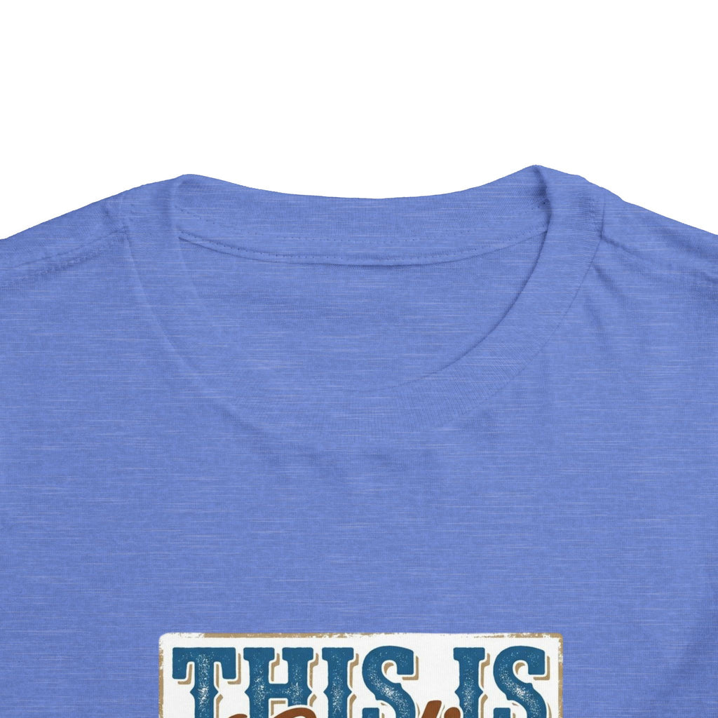 Toddler Tee - "This Is God’s Country" Psalm 50:11 Christian Kids Shirt