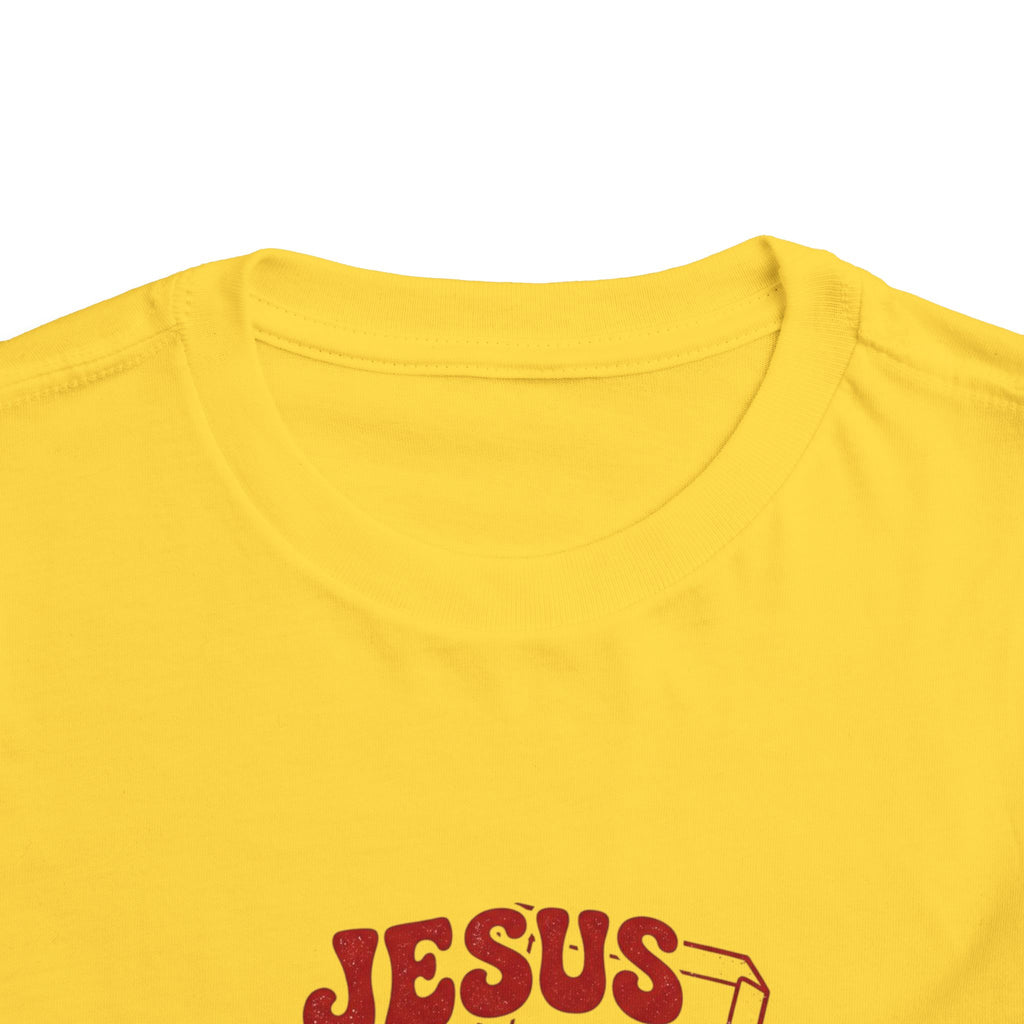 Jesus Delivers Toddler Tee — Daily Bread Co. Christian Kids T‑Shirt