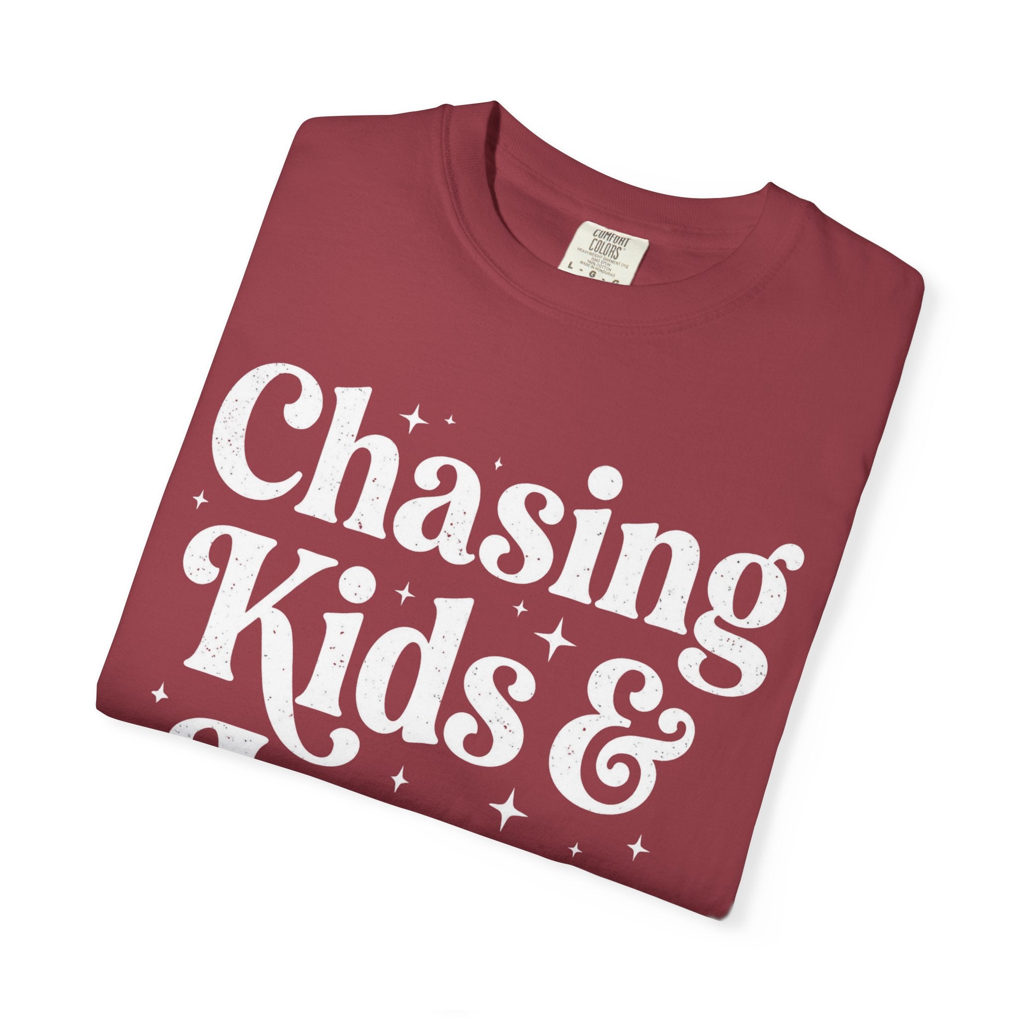 Chasing Kids & Jesus Tee — Christian Mom Graphic T-Shirt