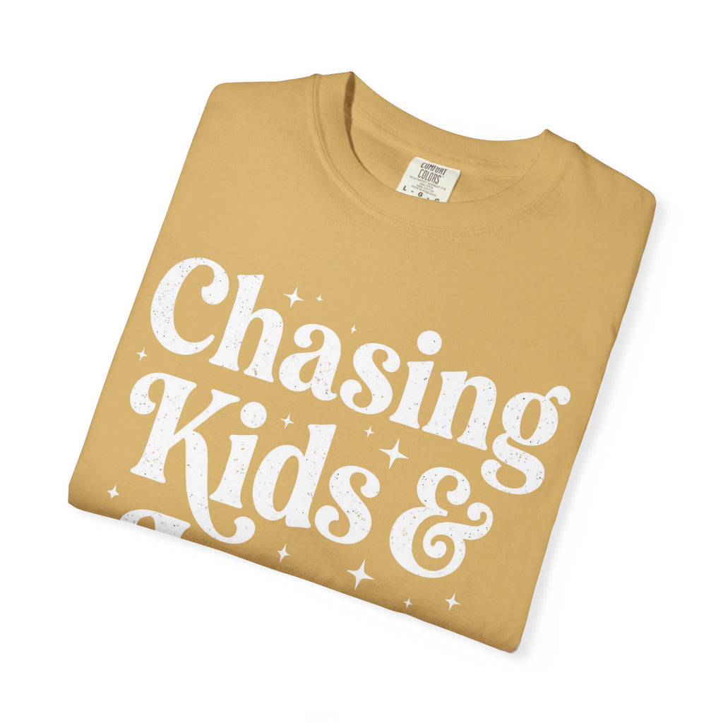Chasing Kids & Jesus Tee — Christian Mom Graphic T-Shirt