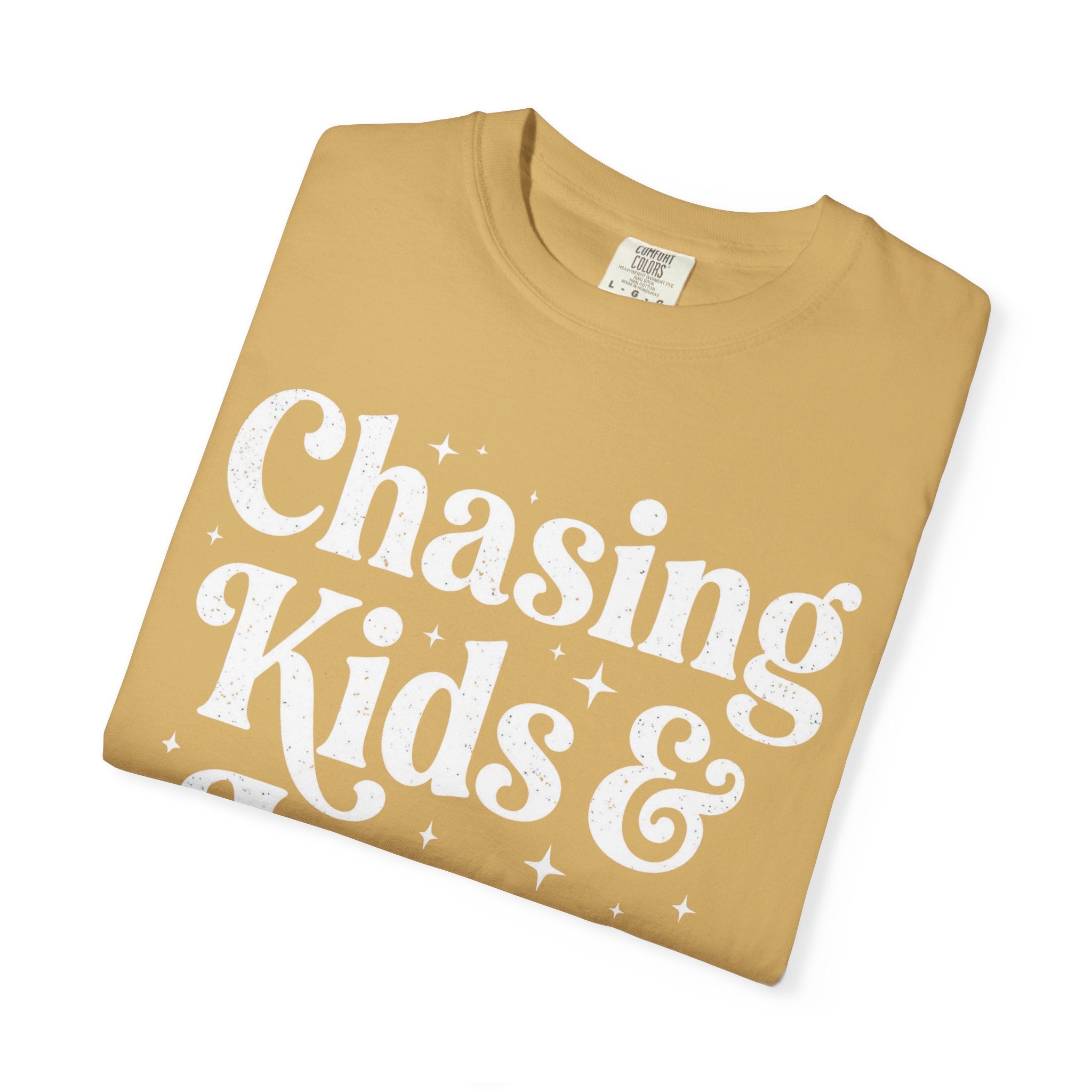 Chasing Kids & Jesus Tee — Christian Mom Graphic T-Shirt
