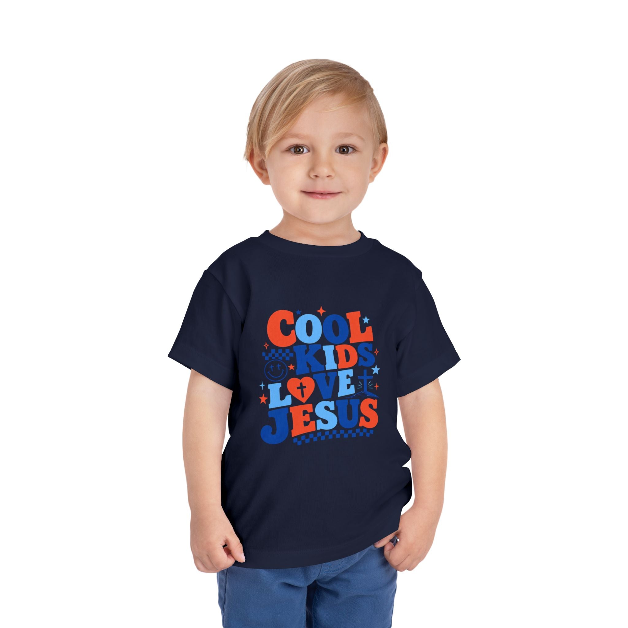 Cool Kids Love Jesus Toddler Tee — Cute Christian Graphic Shirt
