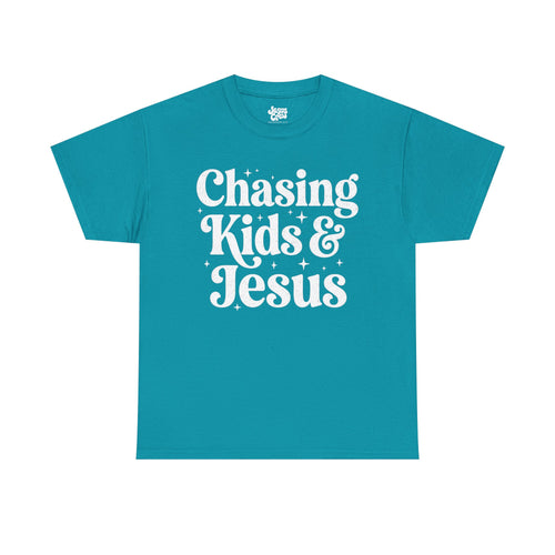 Chasing Kids & Jesus T‑Shirt — Christian Mom Ministry Tee