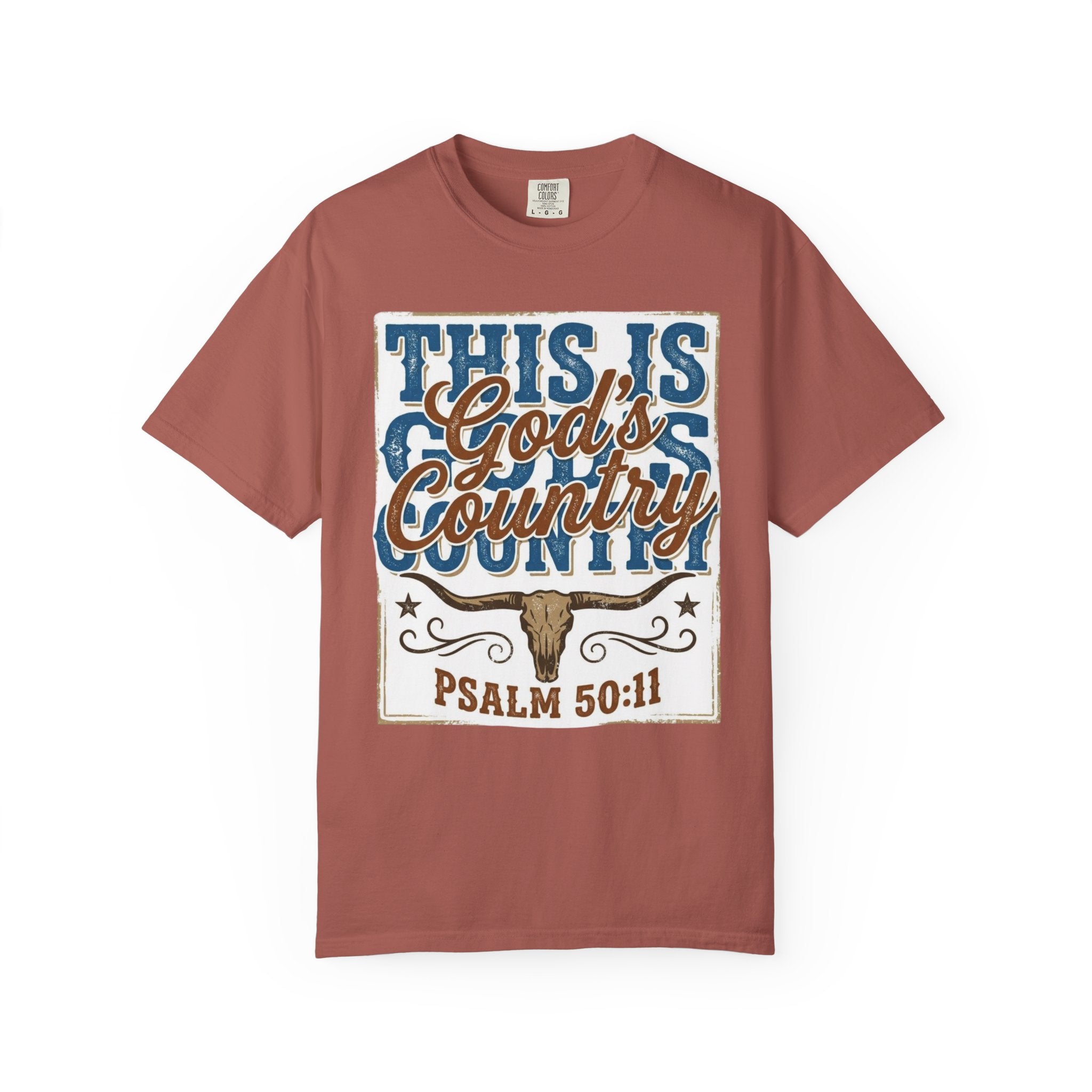 This Is God’s Country T-Shirt – Psalm 50:11 Western Faith Tee