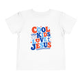 Cool Kids Love Jesus Toddler Tee — Cute Christian Graphic Shirt