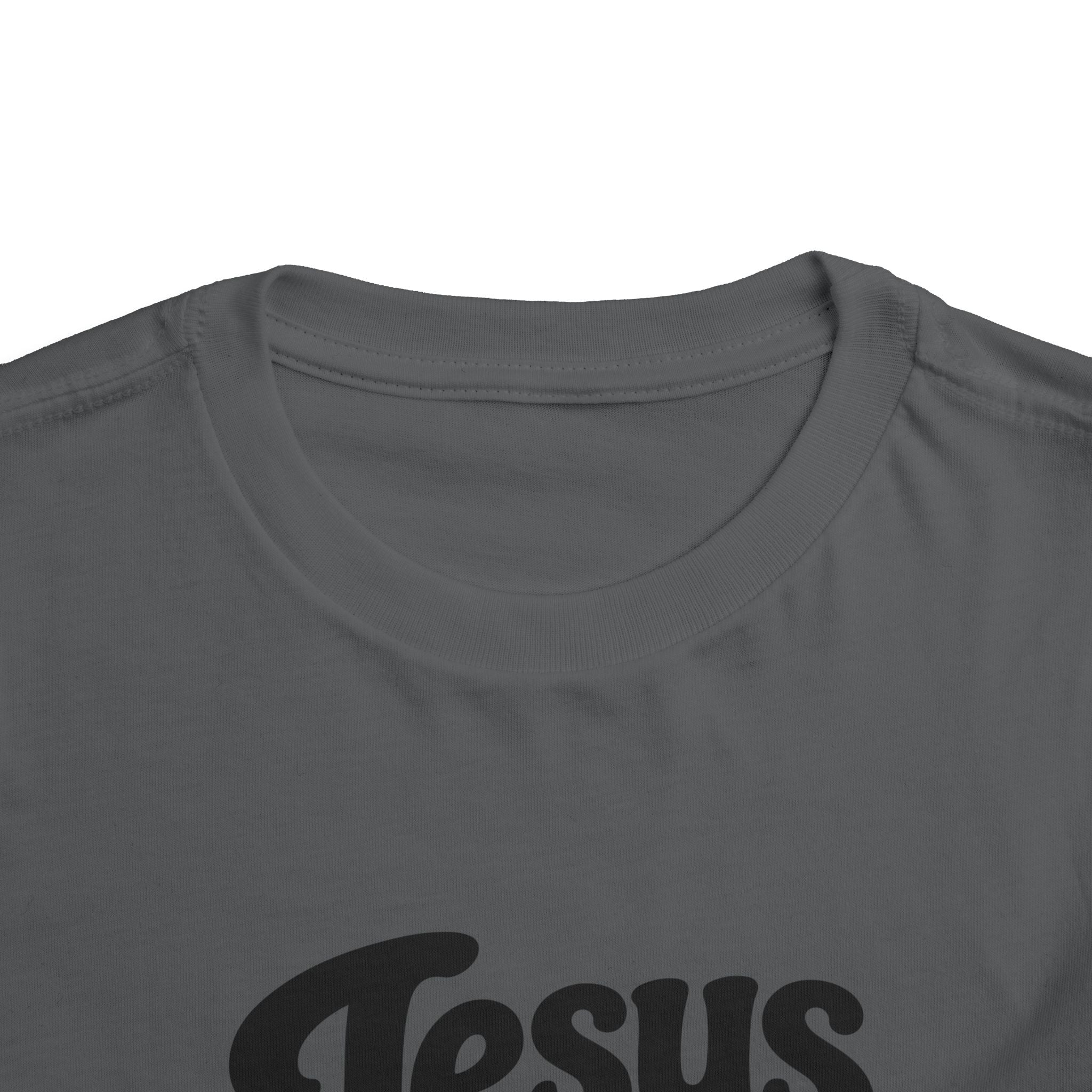 Jesus Is King Toddler Tee — Christian Baby Shirt, Faith-Based Kids Clothing