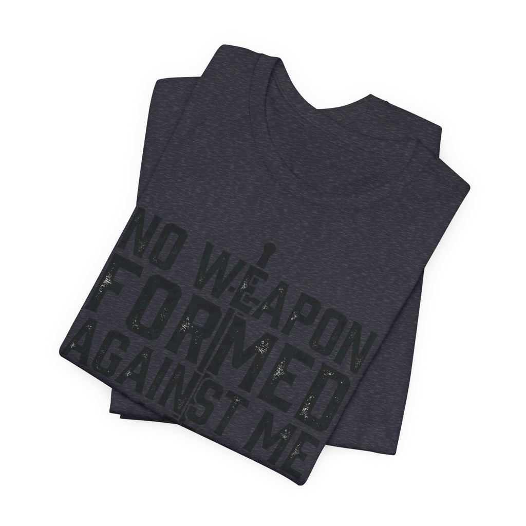 Inspirational Quote Tee - Isaiah 54:17 Unisex Jersey Short Sleeve Shirt