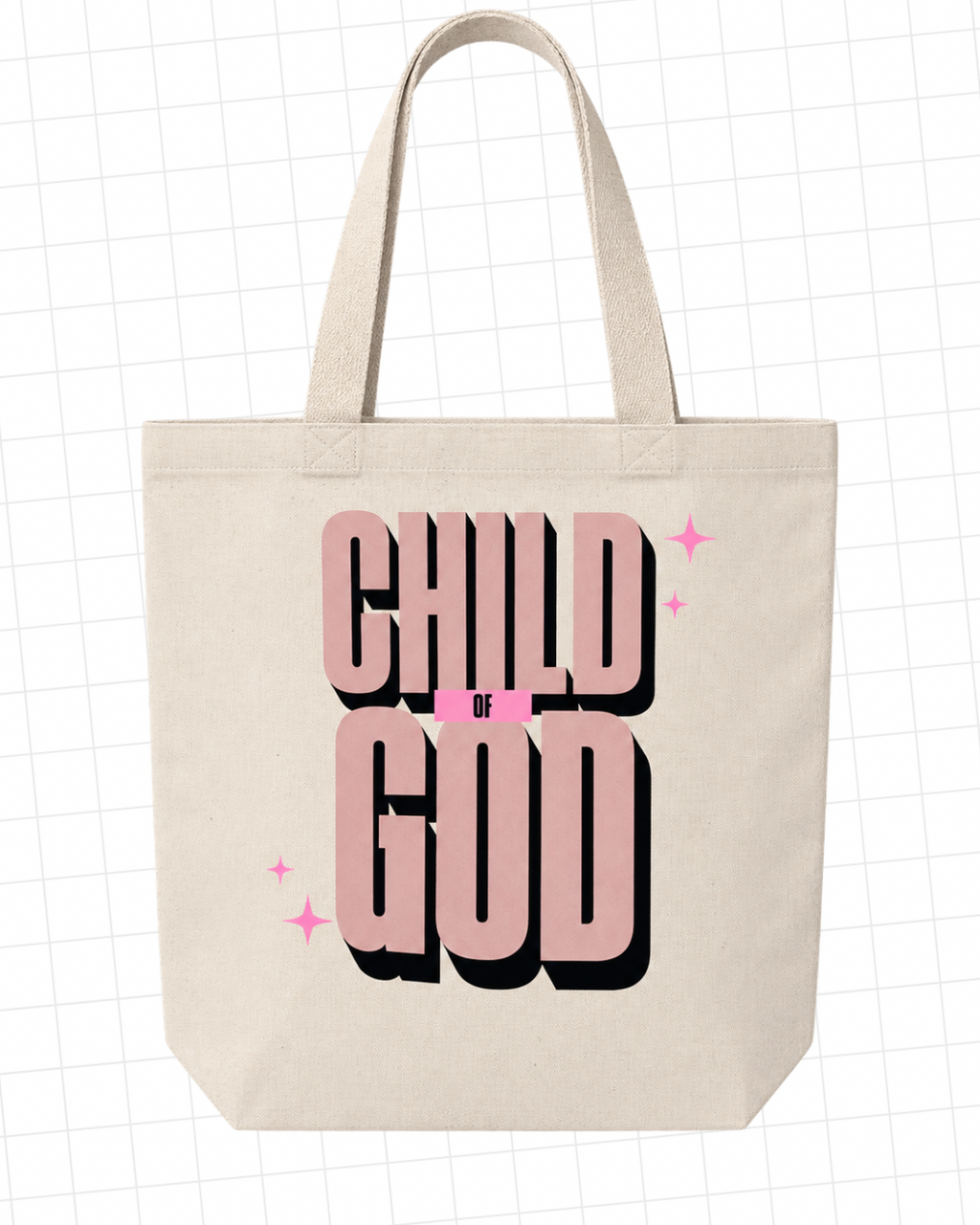 Child of God Christian Canvas Tote Bag