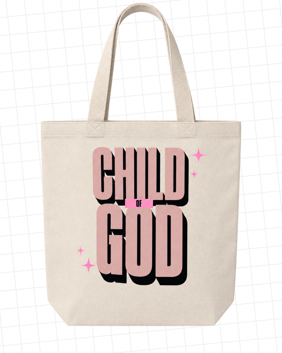Child of God Christian Canvas Tote Bag