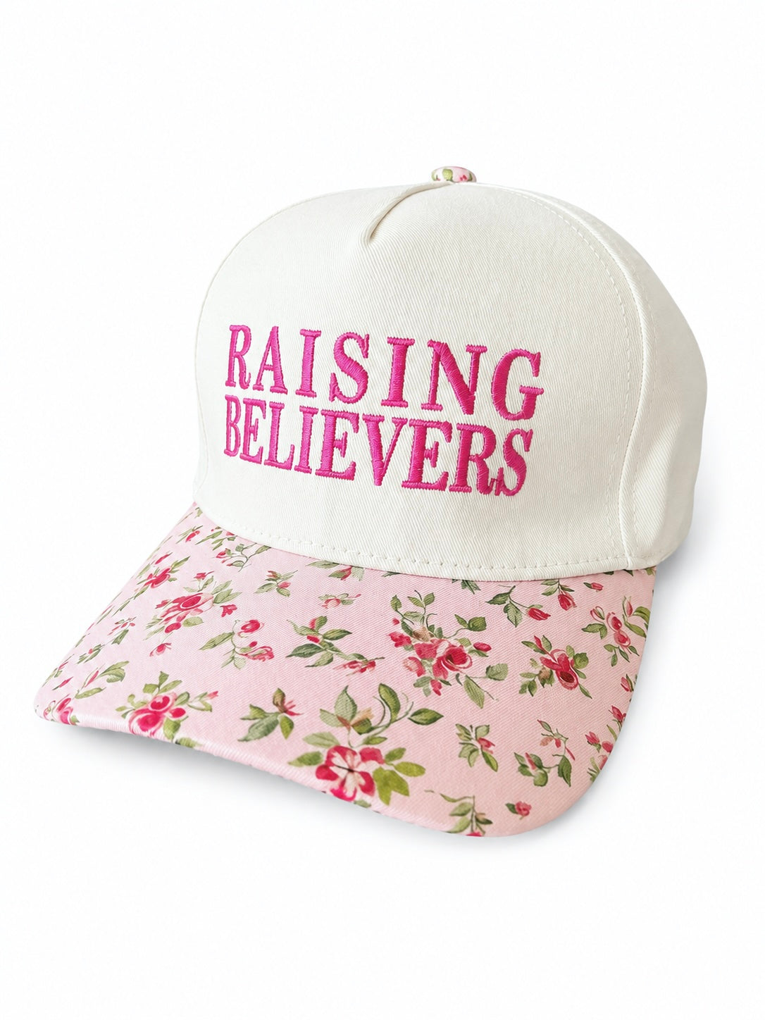 Raising Believers Floral Hat
