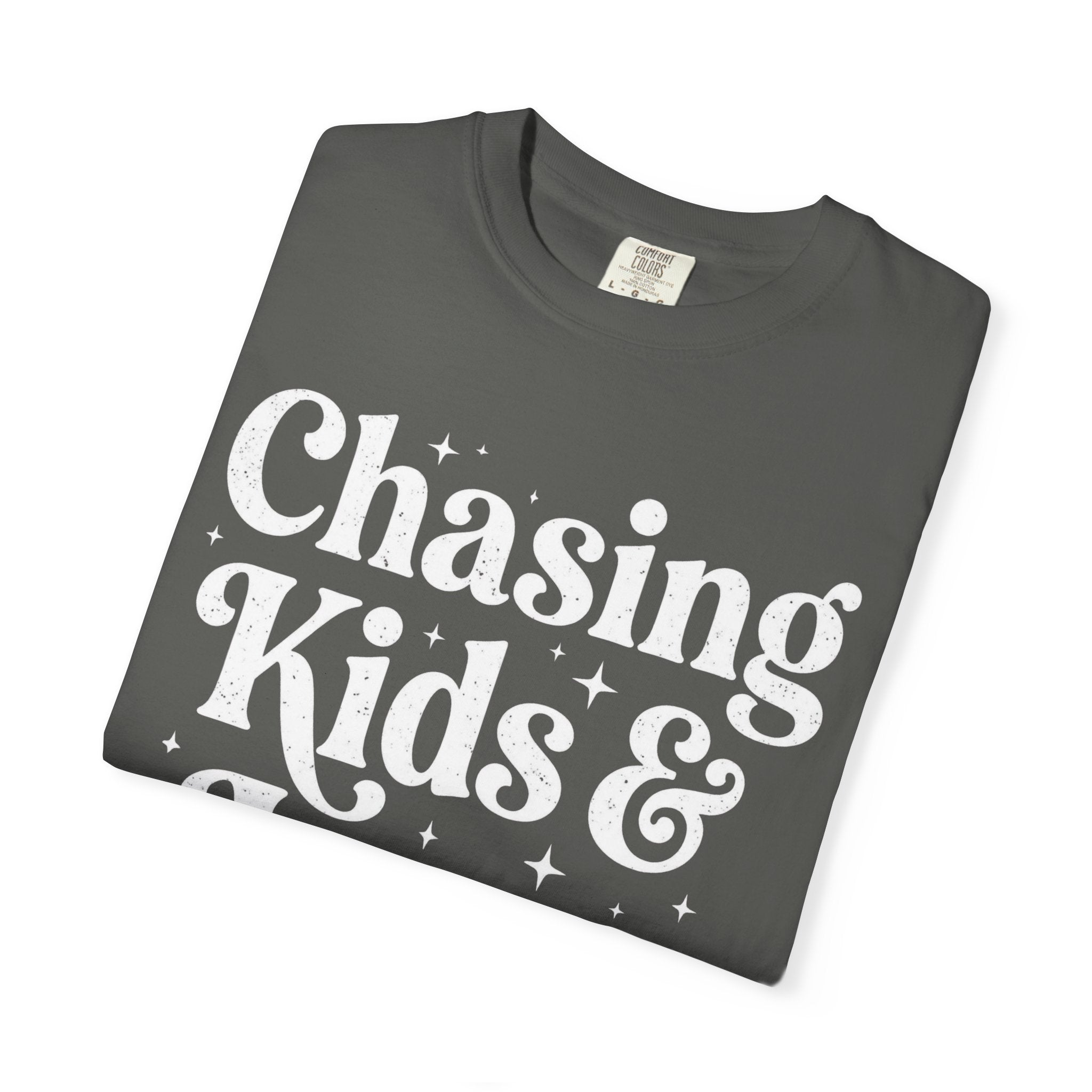 Chasing Kids & Jesus Tee — Christian Mom Graphic T-Shirt
