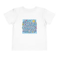 Toddler Tee — "Living on Saltwater & Scripture" Nautical Christian Beach Shirt