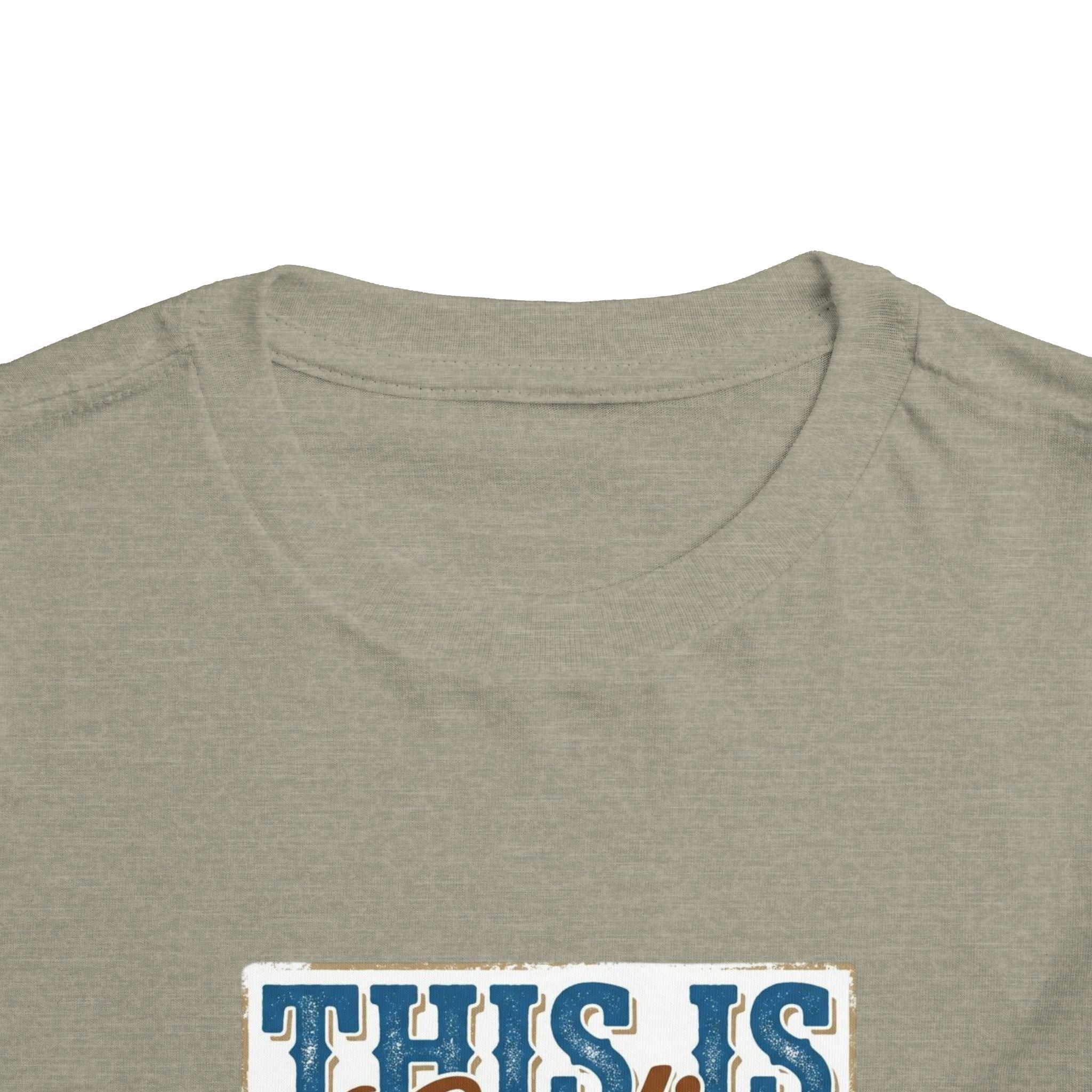 Toddler Tee - "This Is God’s Country" Psalm 50:11 Christian Kids Shirt
