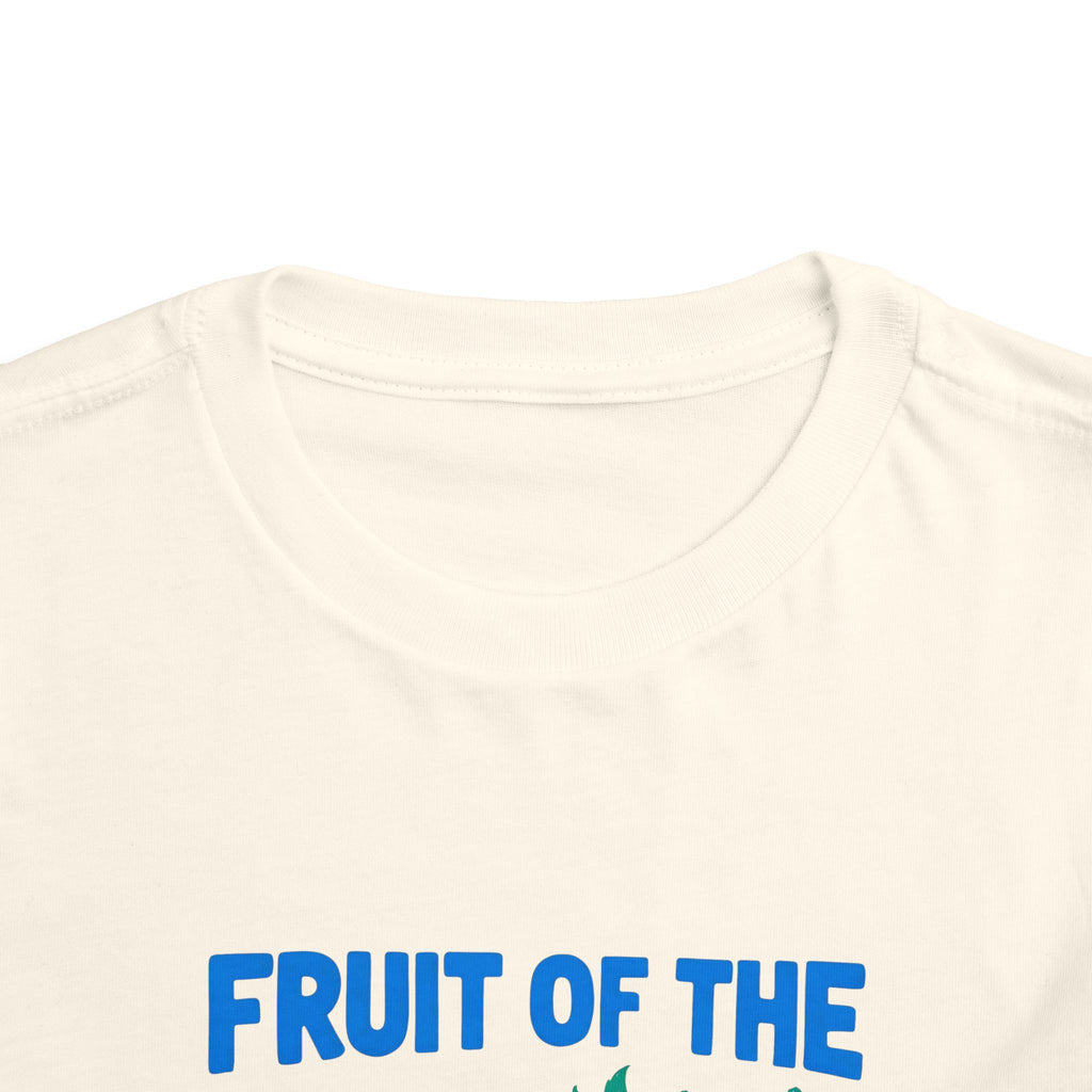 Toddler Tee — “Fruit of the Spirit” Christian Kids Shirt with Colorful Fruit Design