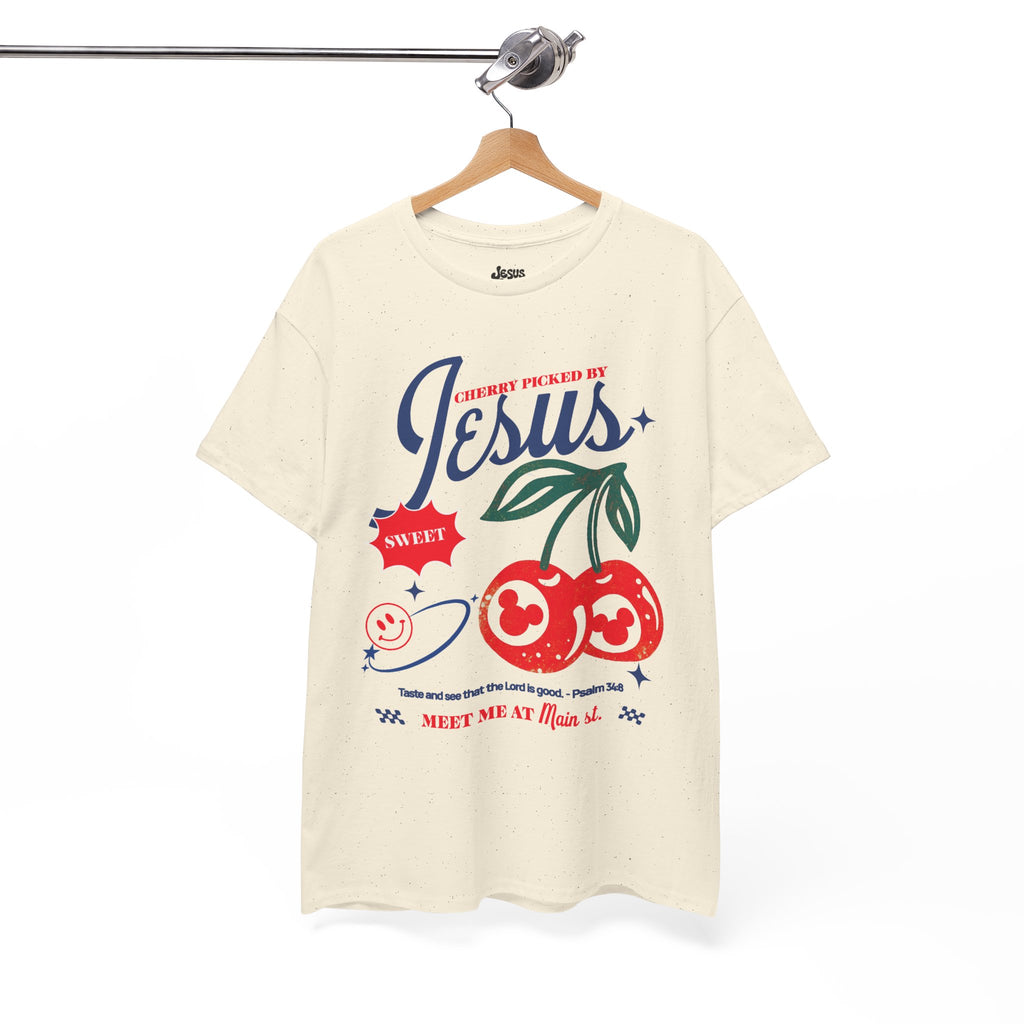 Jesus Sweet Cherry T-Shirt — Retro Faith Graphic Tee