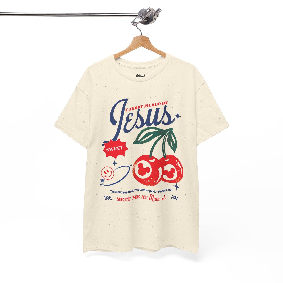 Jesus Sweet Cherry T-Shirt — Retro Faith Graphic Tee