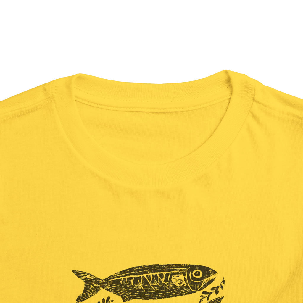 Toddler Fish Tee — "I'll Give You All Of My Fishes And Loves" Cute Nautical Shirt