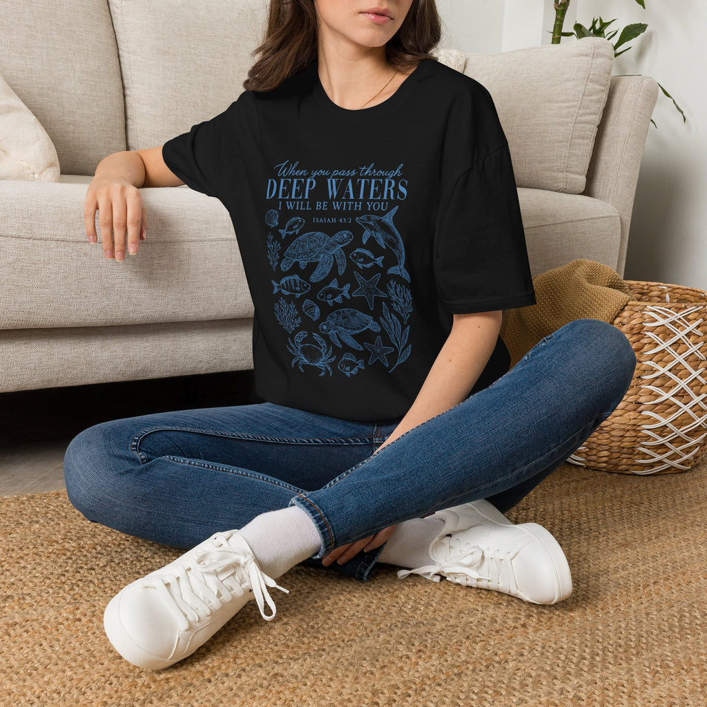 (Gildan 6400) Deep Waters