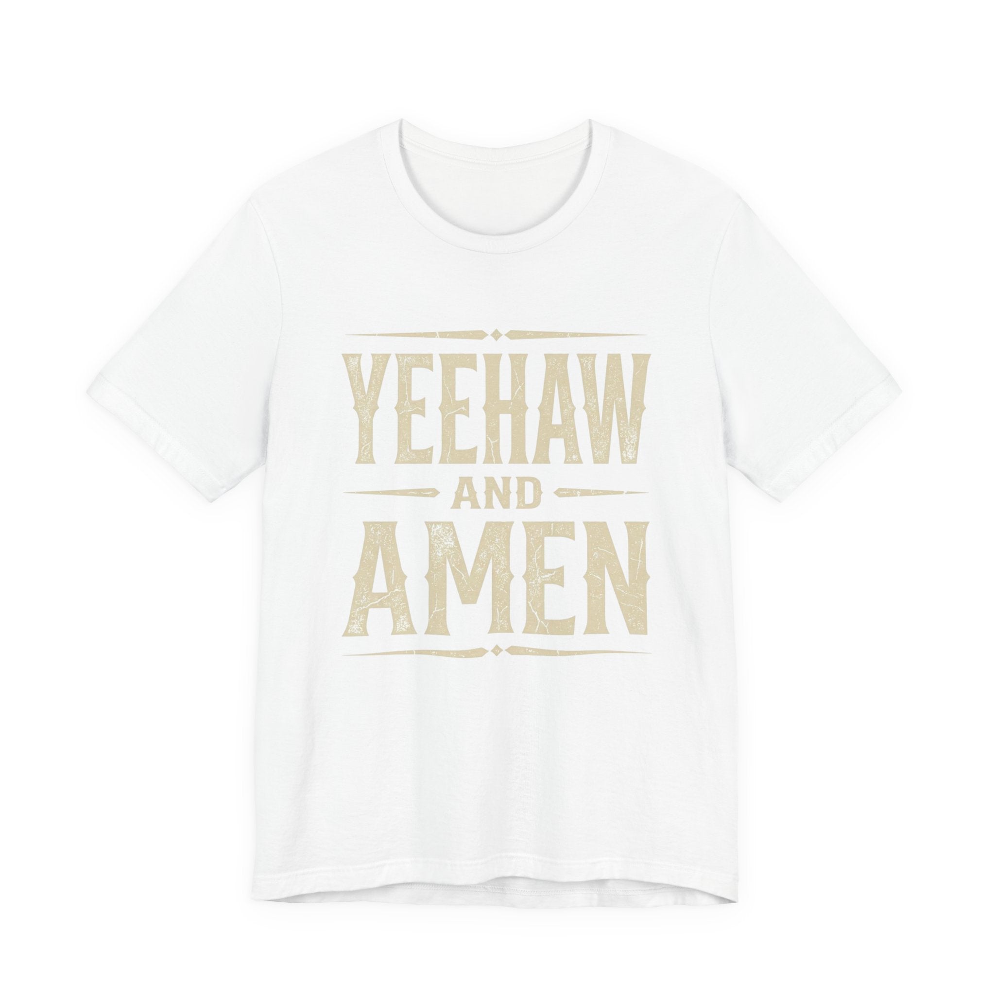 Yeehaw and Amen Tee — Country Faith Graphic T-Shirt