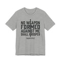 Inspirational Quote Tee - Isaiah 54:17 Unisex Jersey Short Sleeve Shirt