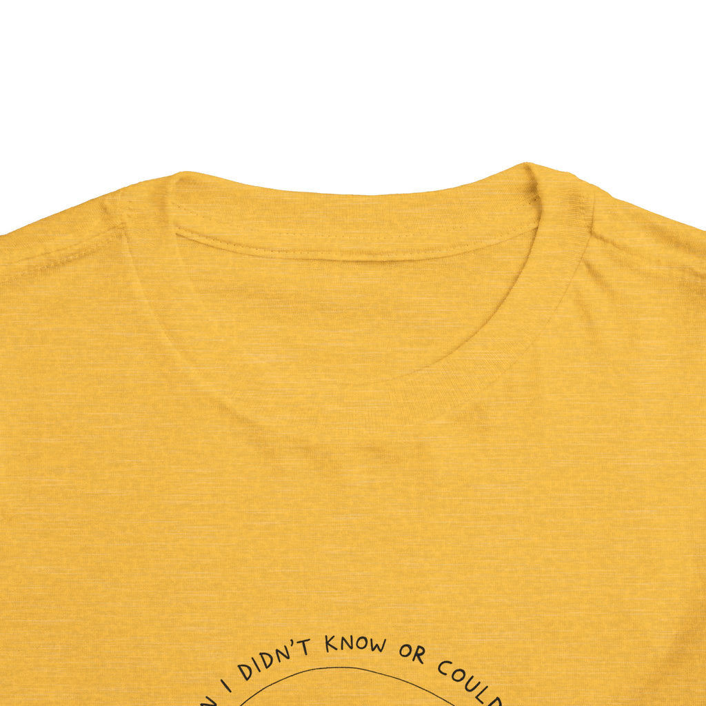 Toddler Tee — 'There Was Jesus' Mary & Baby Minimalist Christian Kids Shirt