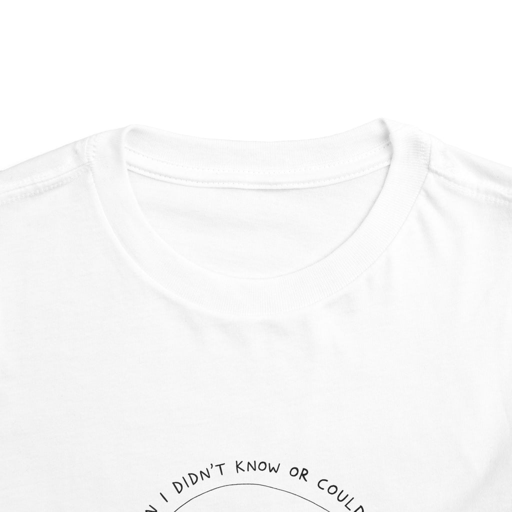 Toddler Tee — 'There Was Jesus' Mary & Baby Minimalist Christian Kids Shirt
